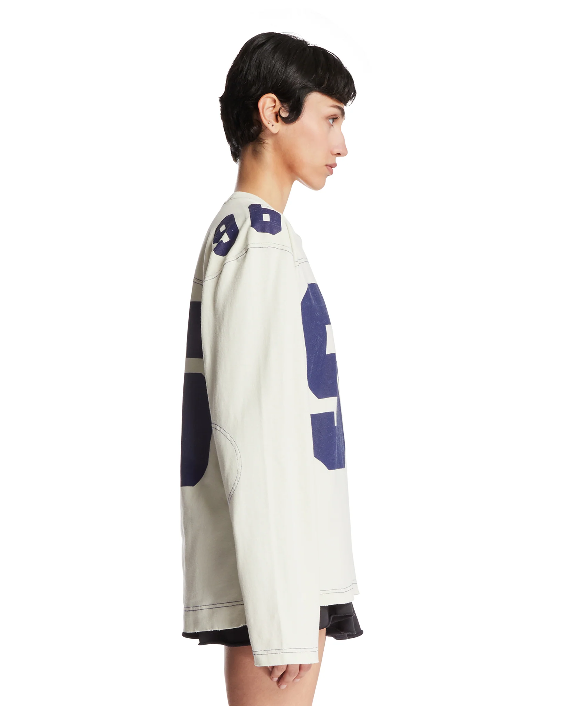 T-Shirt In Cotone Con Logo Beige - Image 4