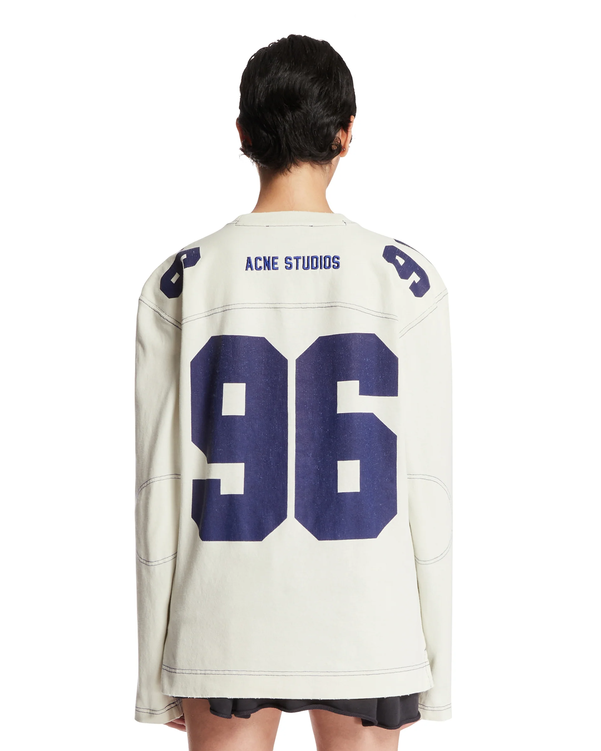 T-Shirt In Cotone Con Logo Beige - Image 5