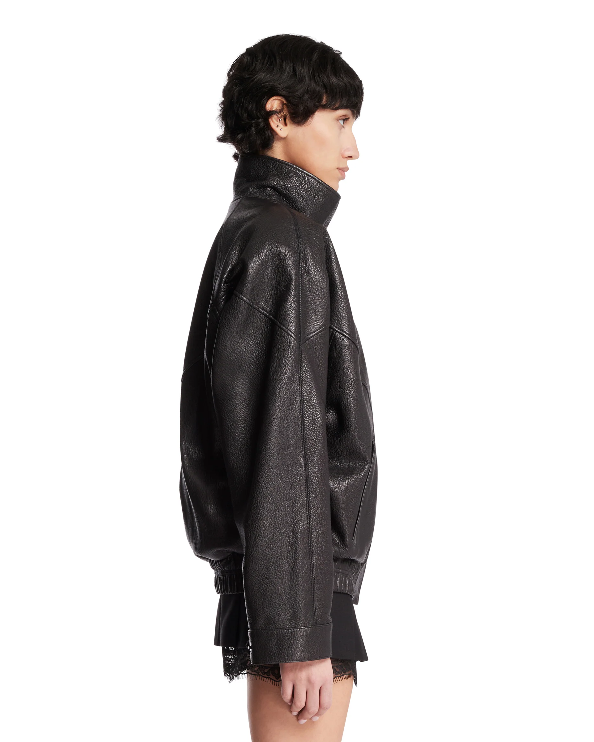 Giacca In Pelle Nera - Image 4