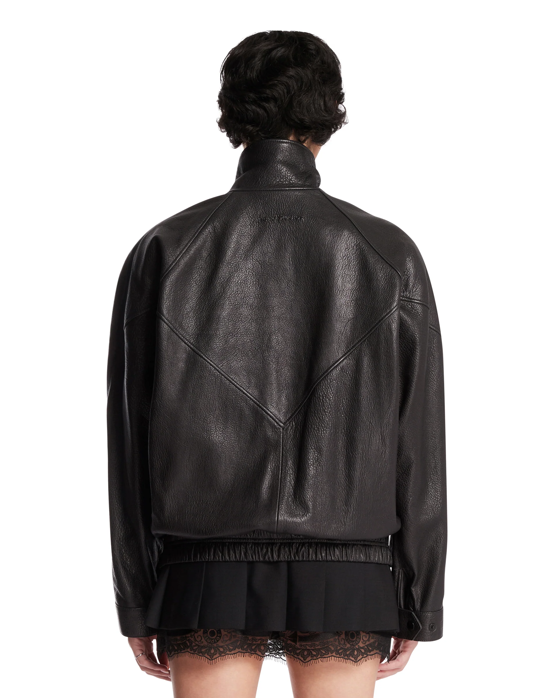 Giacca In Pelle Nera - Image 5