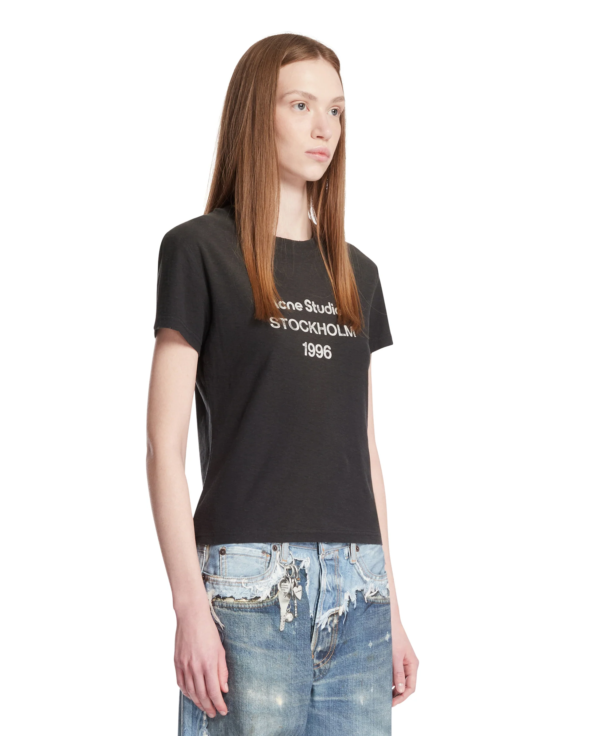 T-Shirt In Cotone Con Logo Nera - Image 2