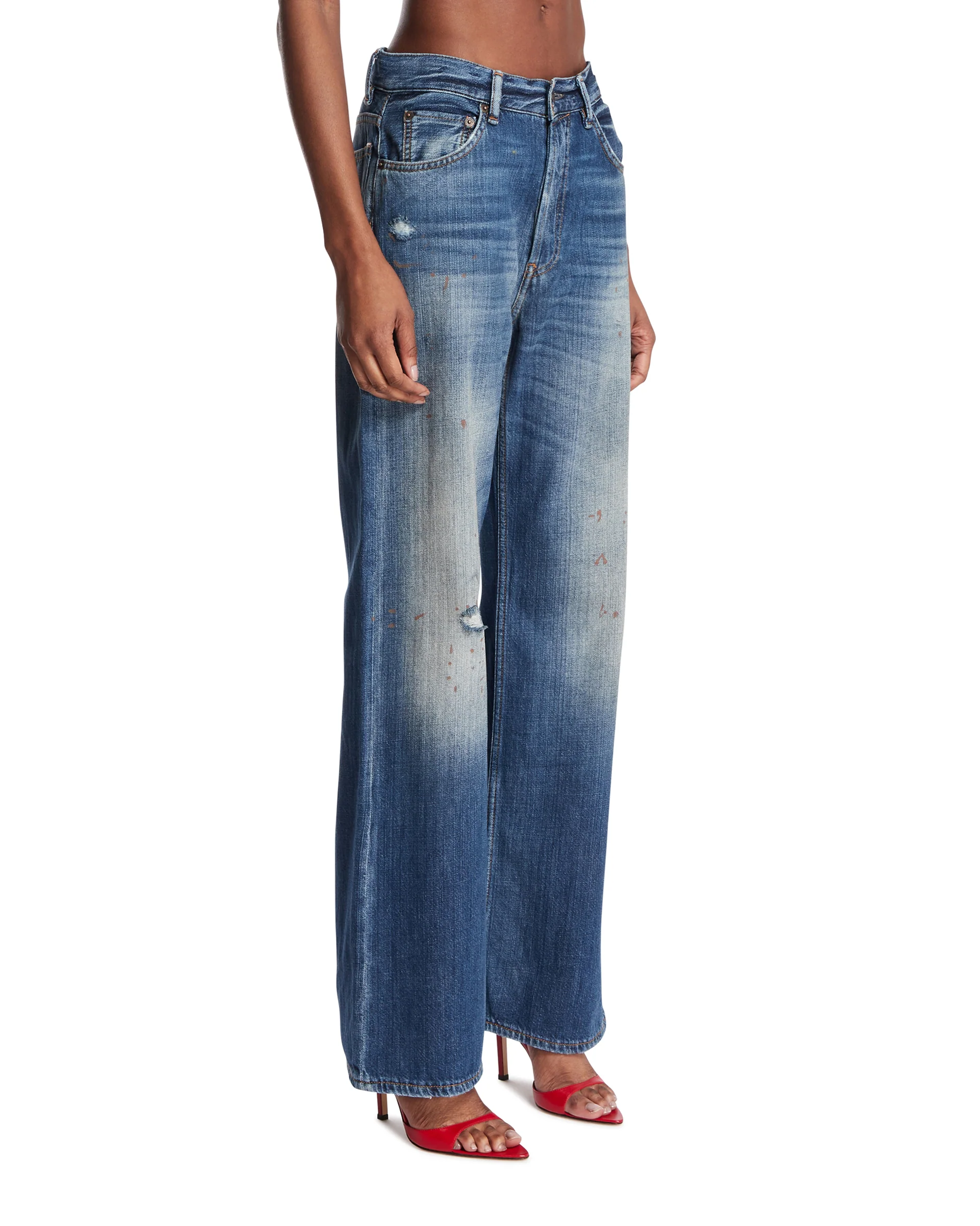 Jeans In Cotone Blu - Image 2