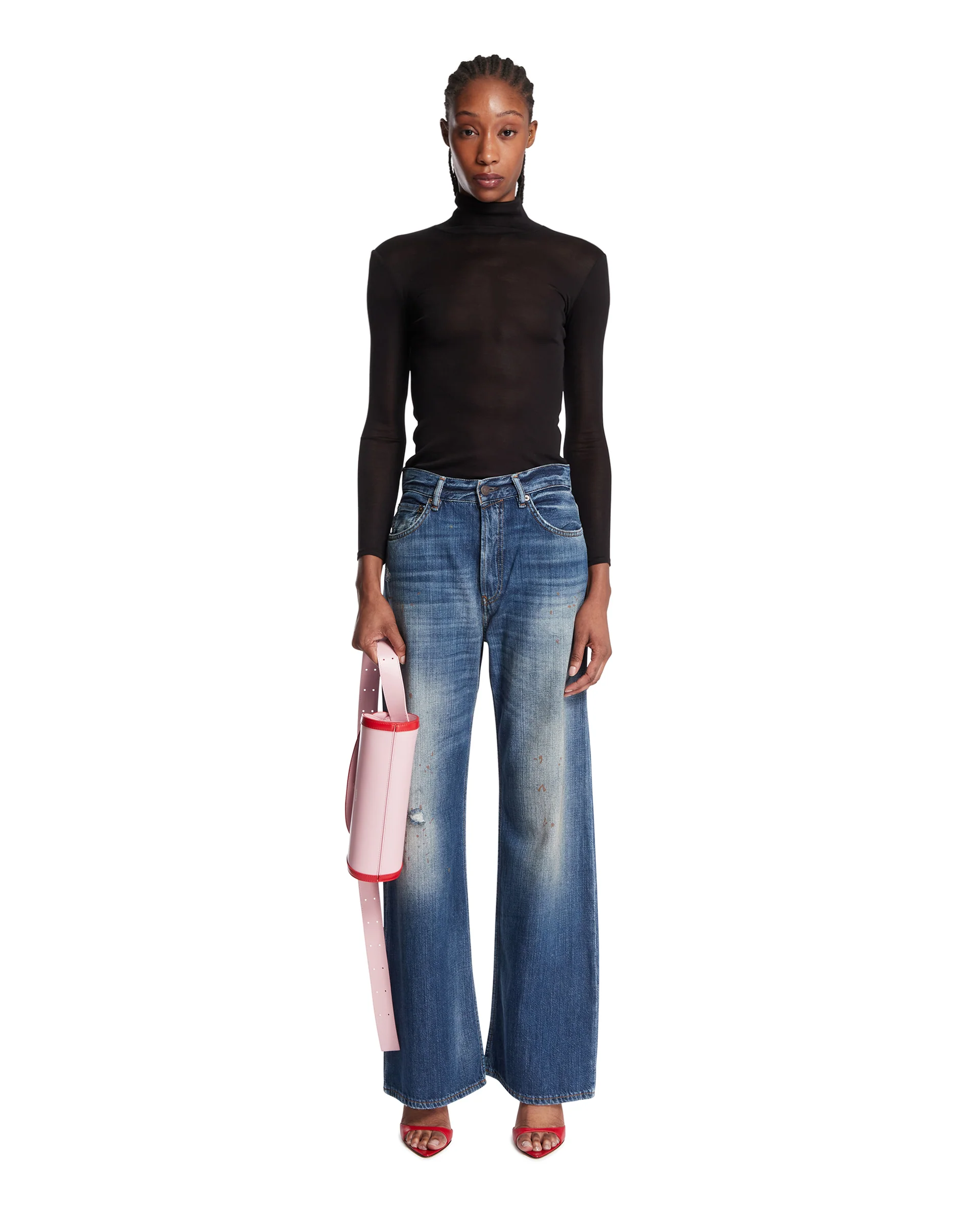 Jeans In Cotone Blu - Image 3