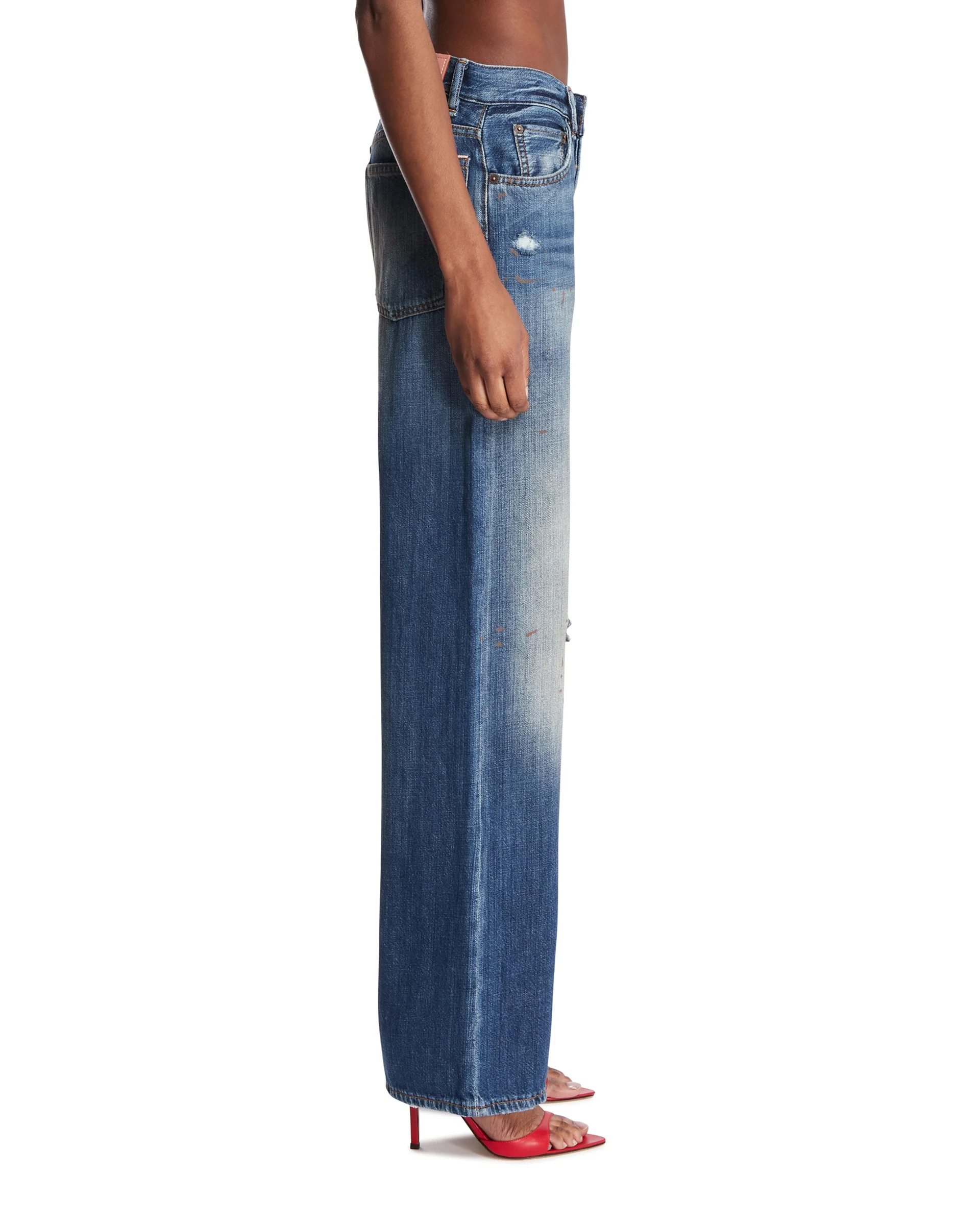 Jeans In Cotone Blu - Image 4