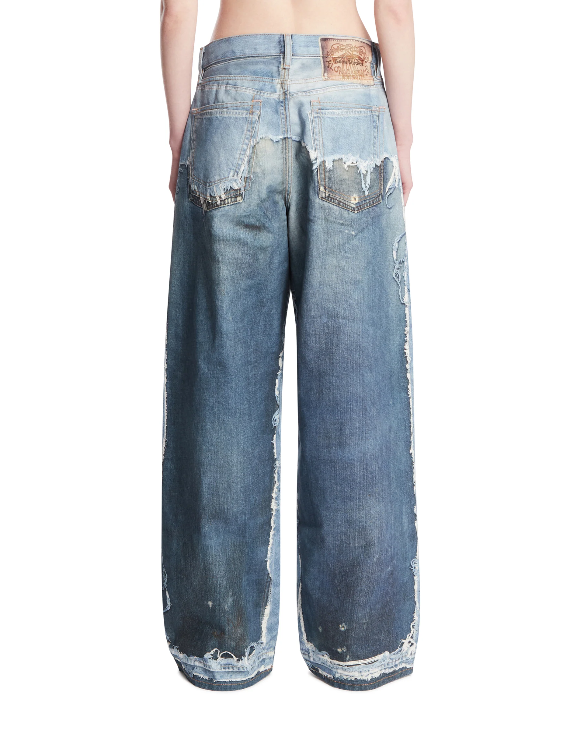 Jeans Trompe L'Oeil Blu - Image 5