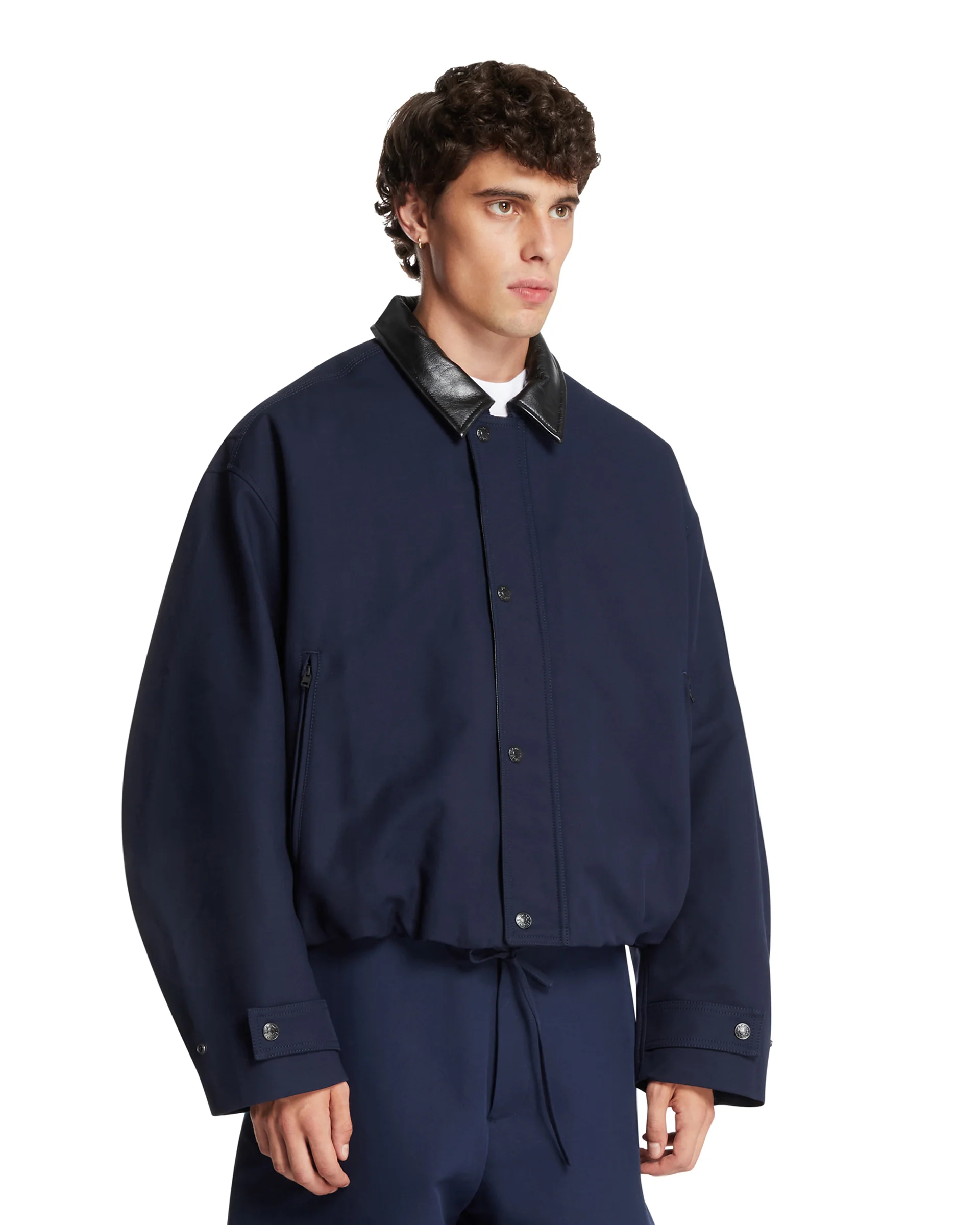 Giacca In Twill Blu - Image 2