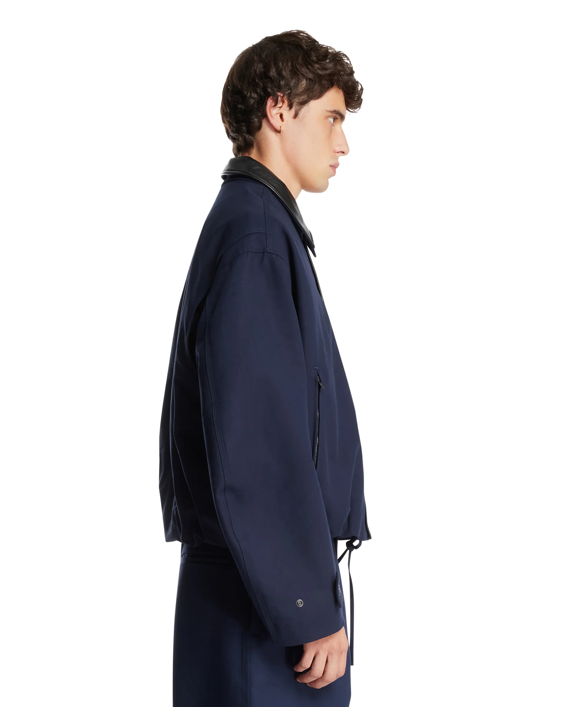 Giacca In Twill Blu - Image 4