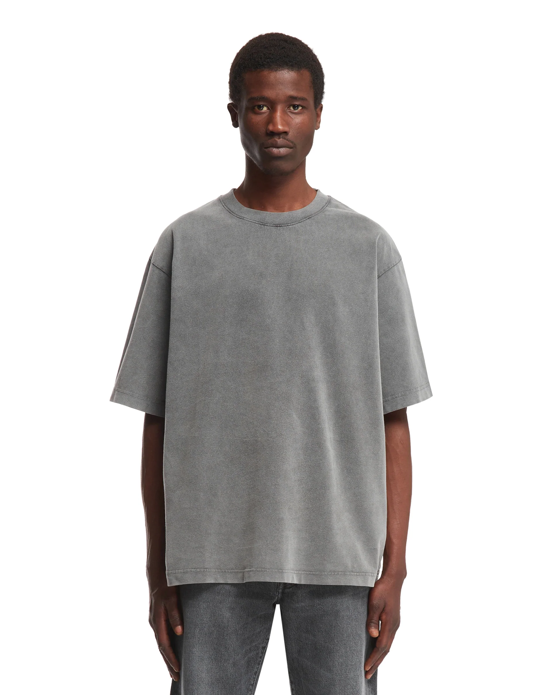 T-Shirt Grigia in Cotone