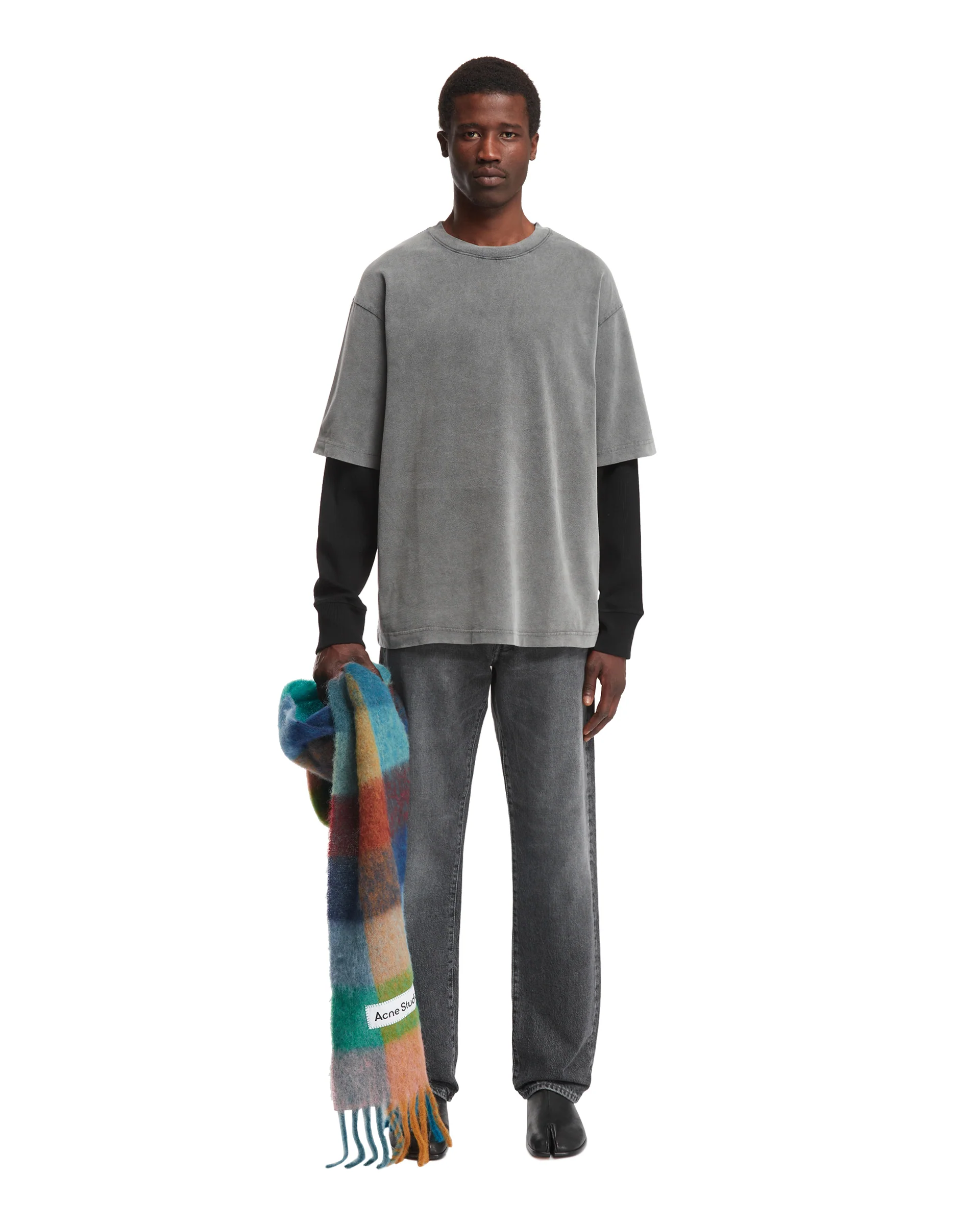 T-Shirt Grigia in Cotone - Image 3