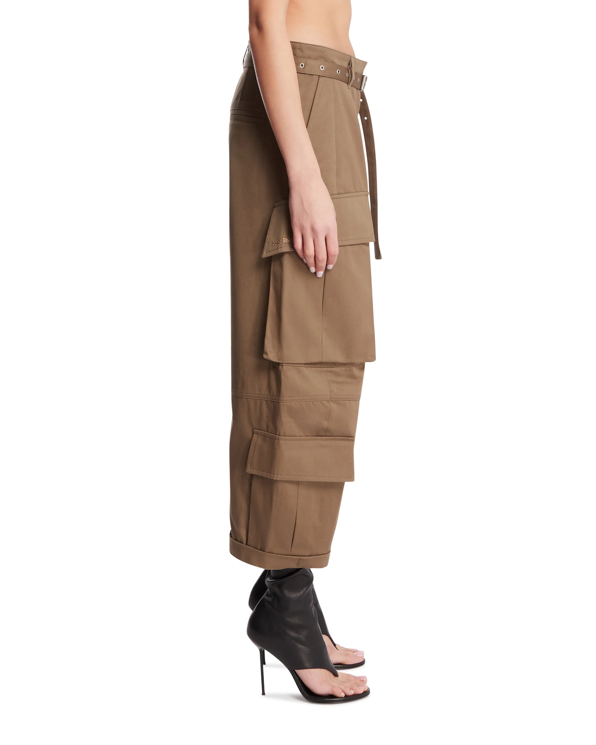 Pantaloni Cargo Verdi - Image 4