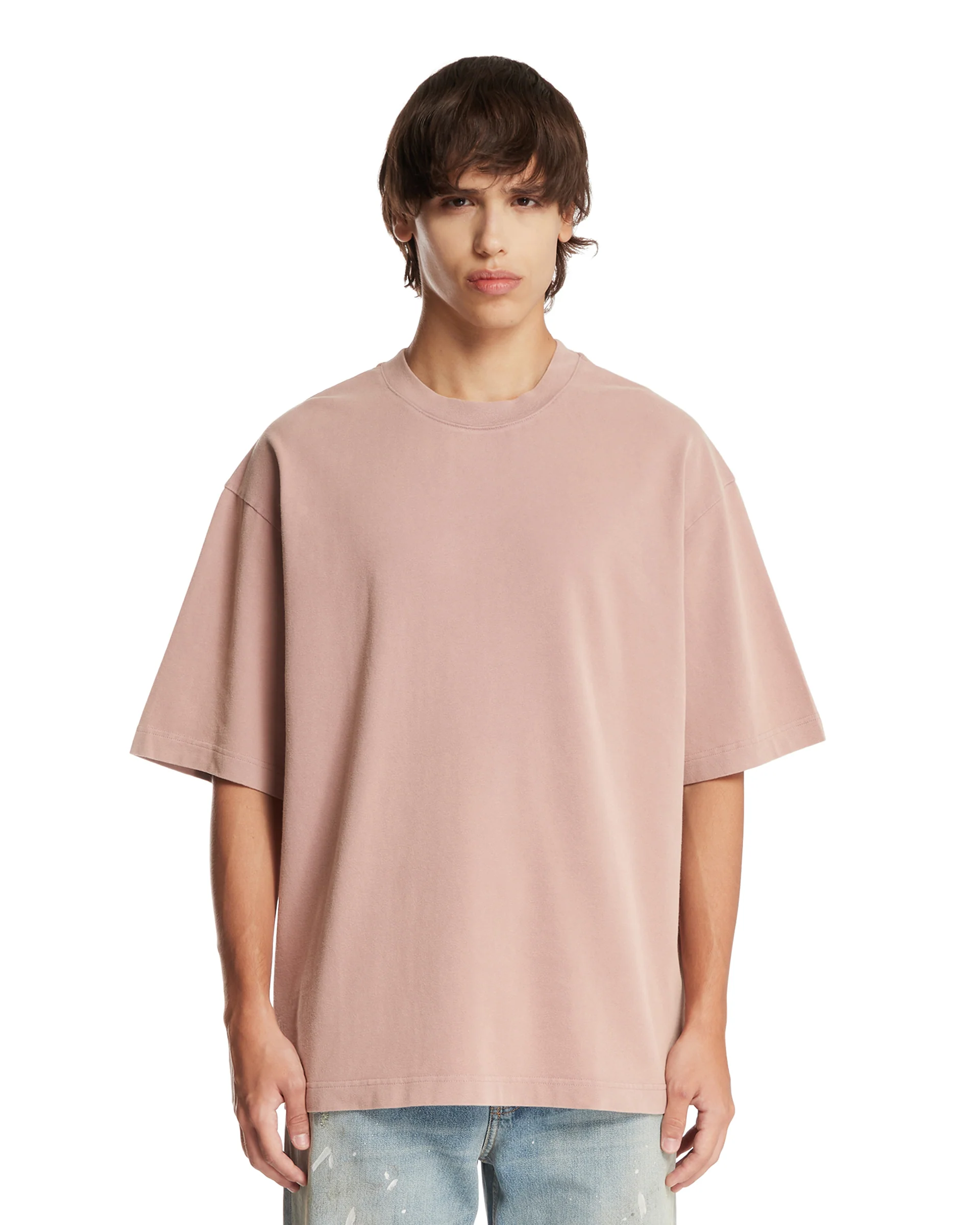 T-Shirt Con Logo Rosa