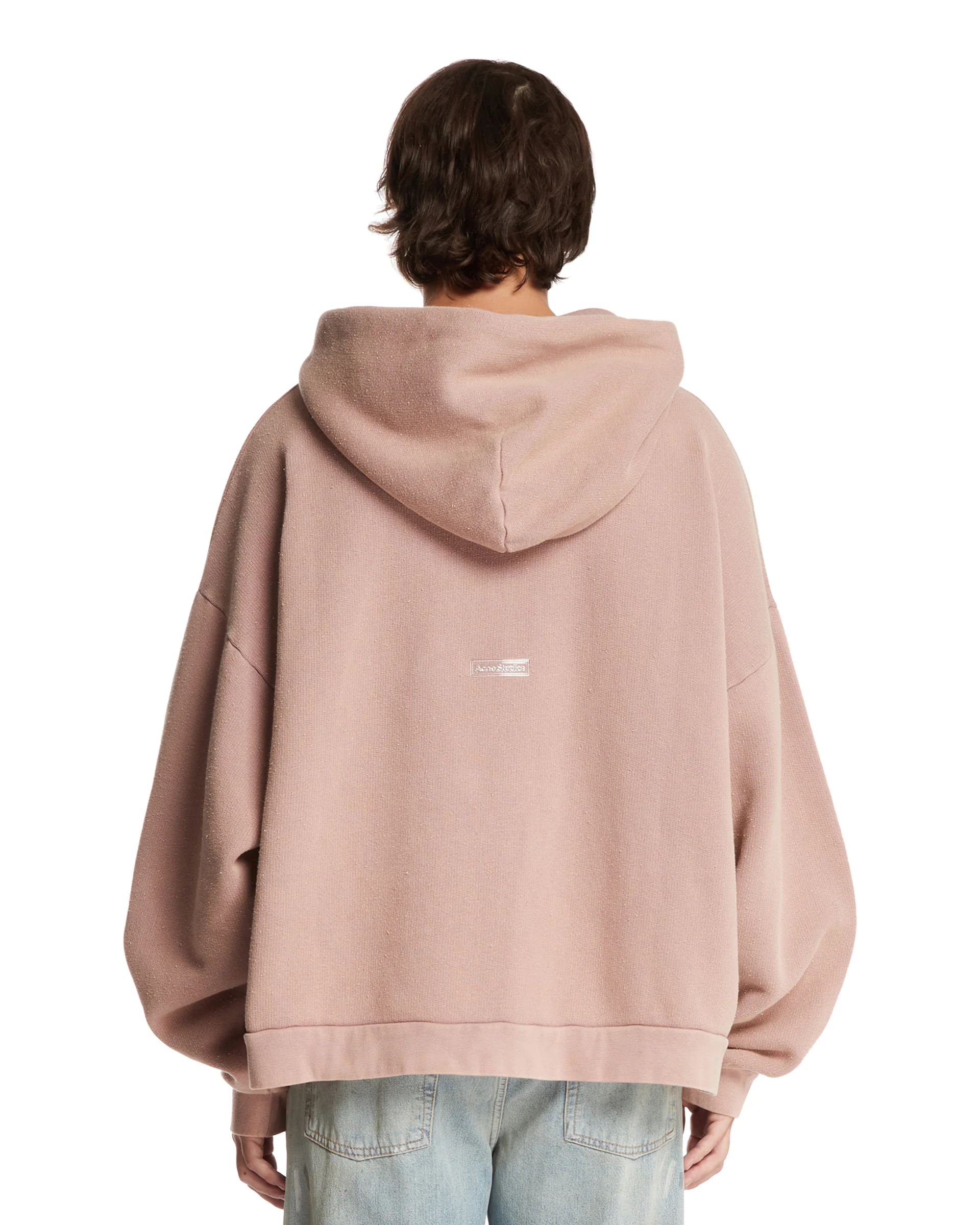 Felpa Oversize Con Logo Rosa - Image 5