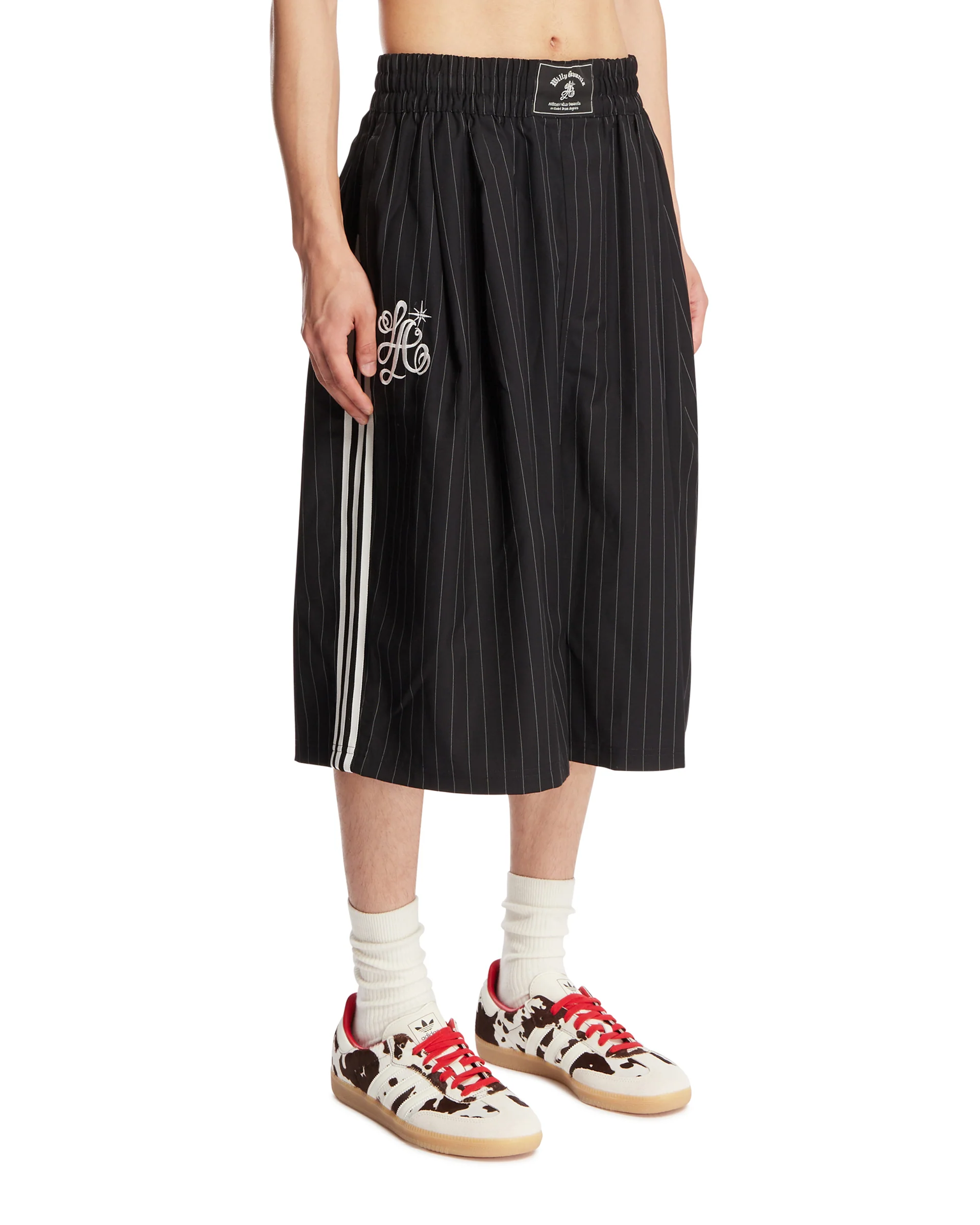 Adidas Originals x Willy Chavarria Shorts Lunghi Neri - Image 2