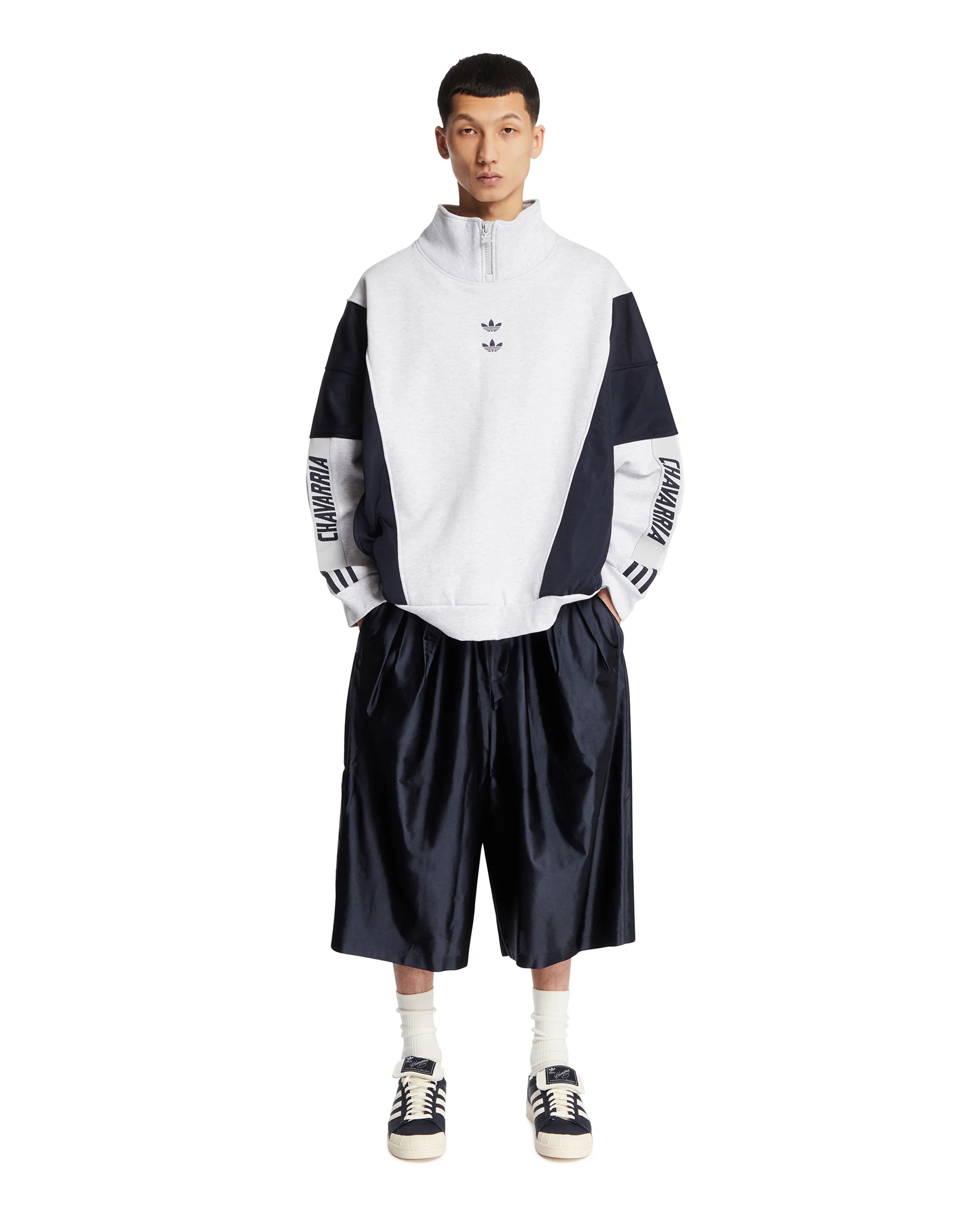 Adidas Originals x Willy Chavarria Felpa Watsonville Grigia - Image 3