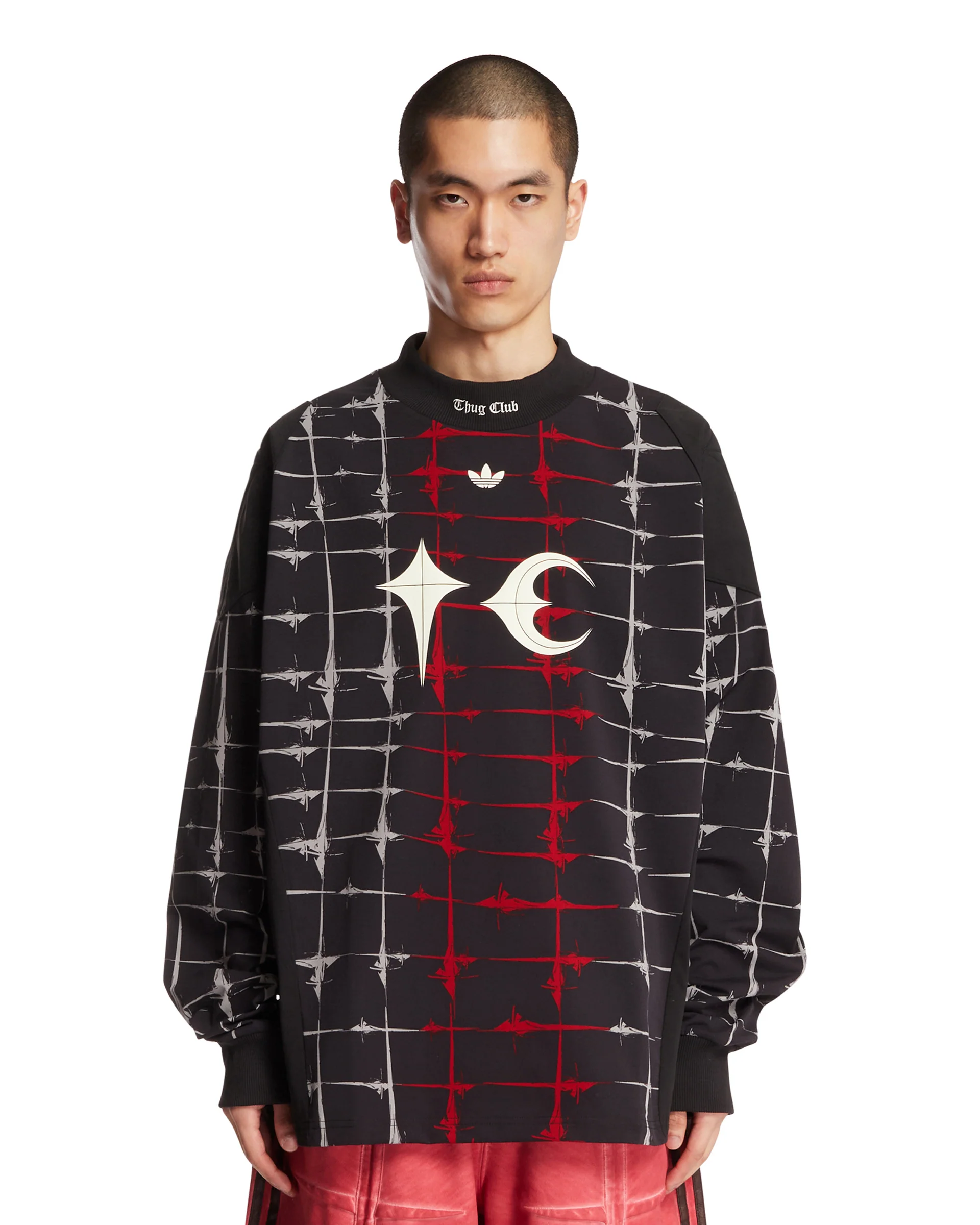 Thug Club x Adidas Originals Goalie T-Shirt Nera