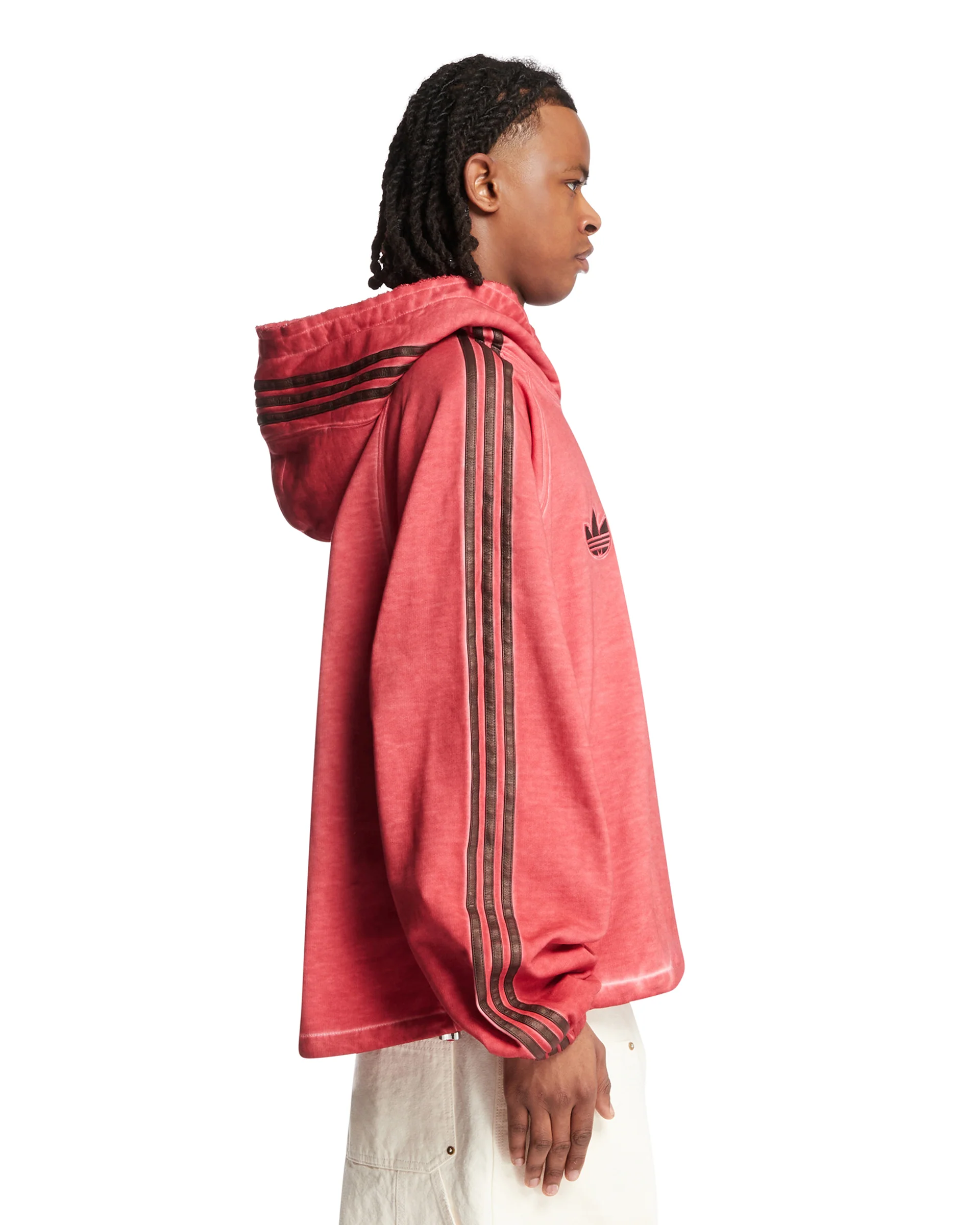 Thug Club x Adidas Originals Felpa Con Cappuccio Rossa - Image 4