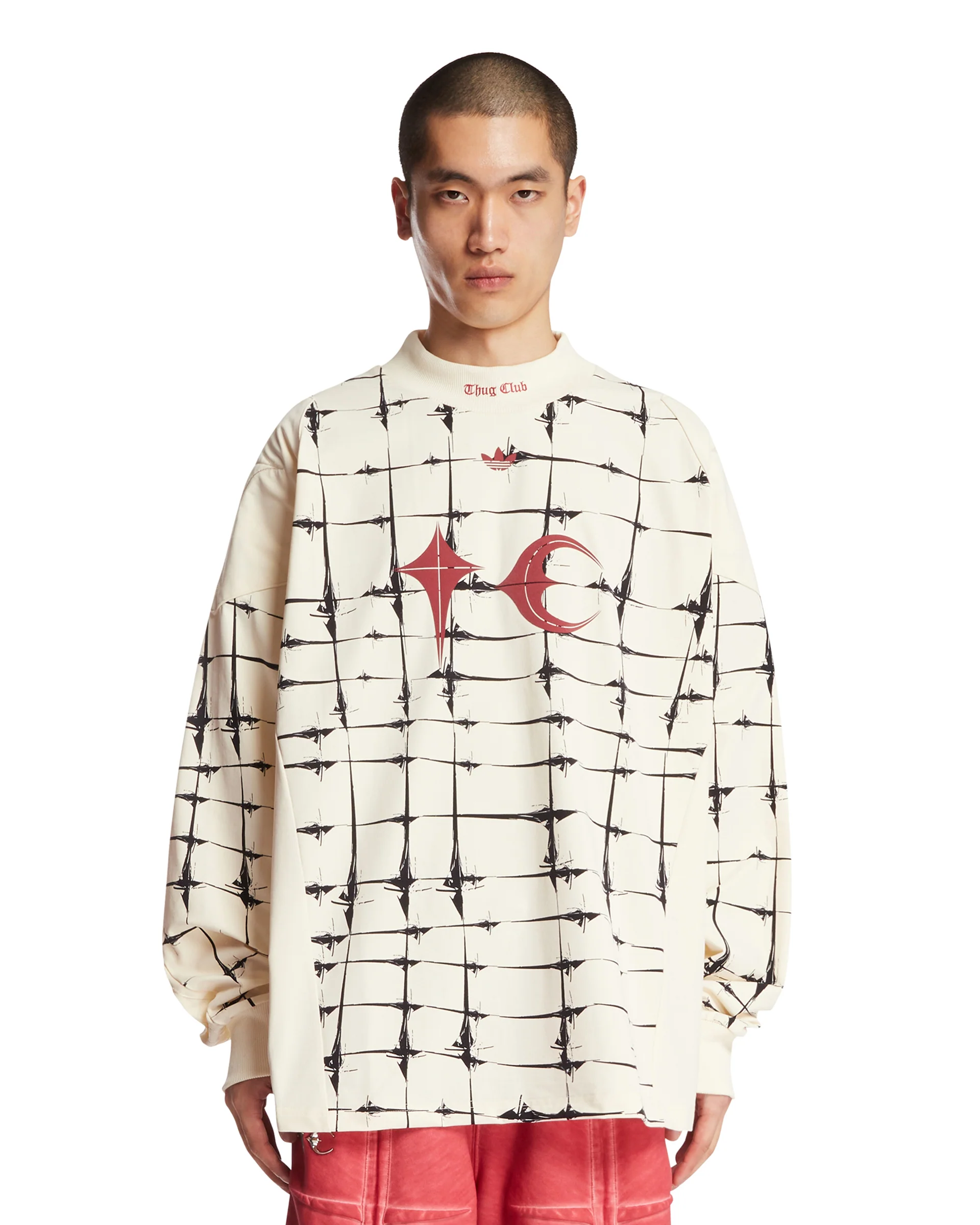 Thug Club x Adidas Originals Goalie T-Shirt Bianca