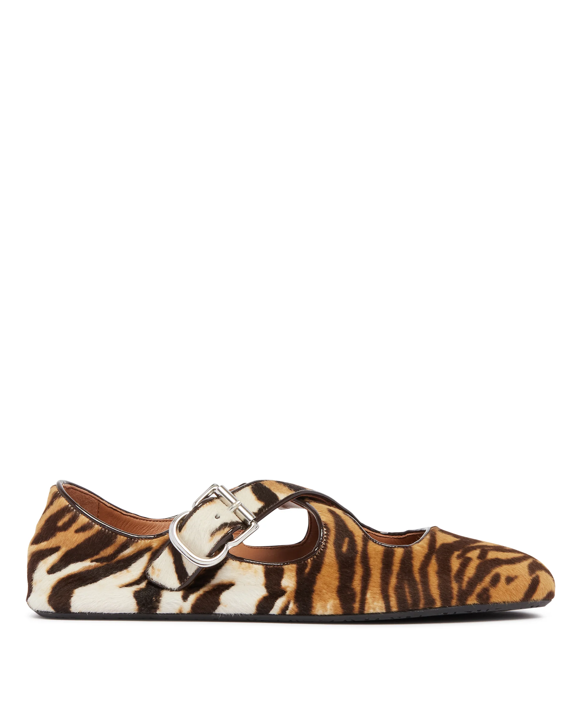 Ballerine Flat Incrociate Animalier