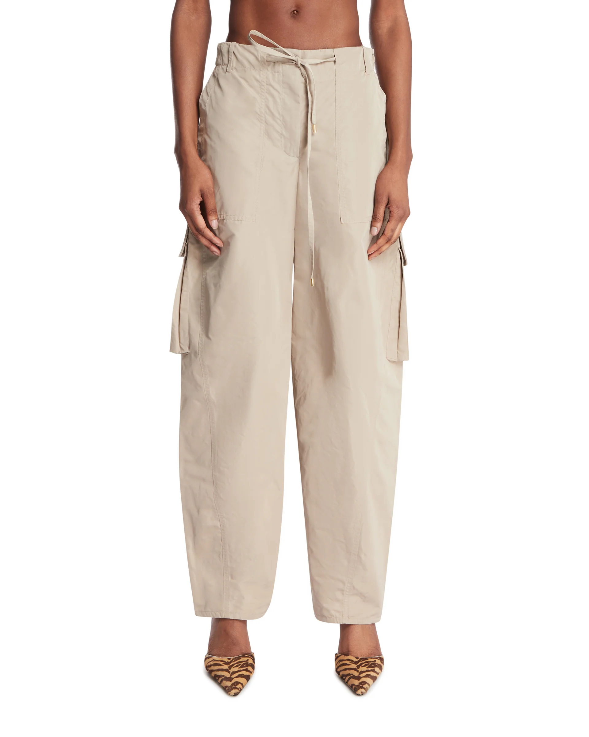 Pantaloni Cargo In Radzimir Beige