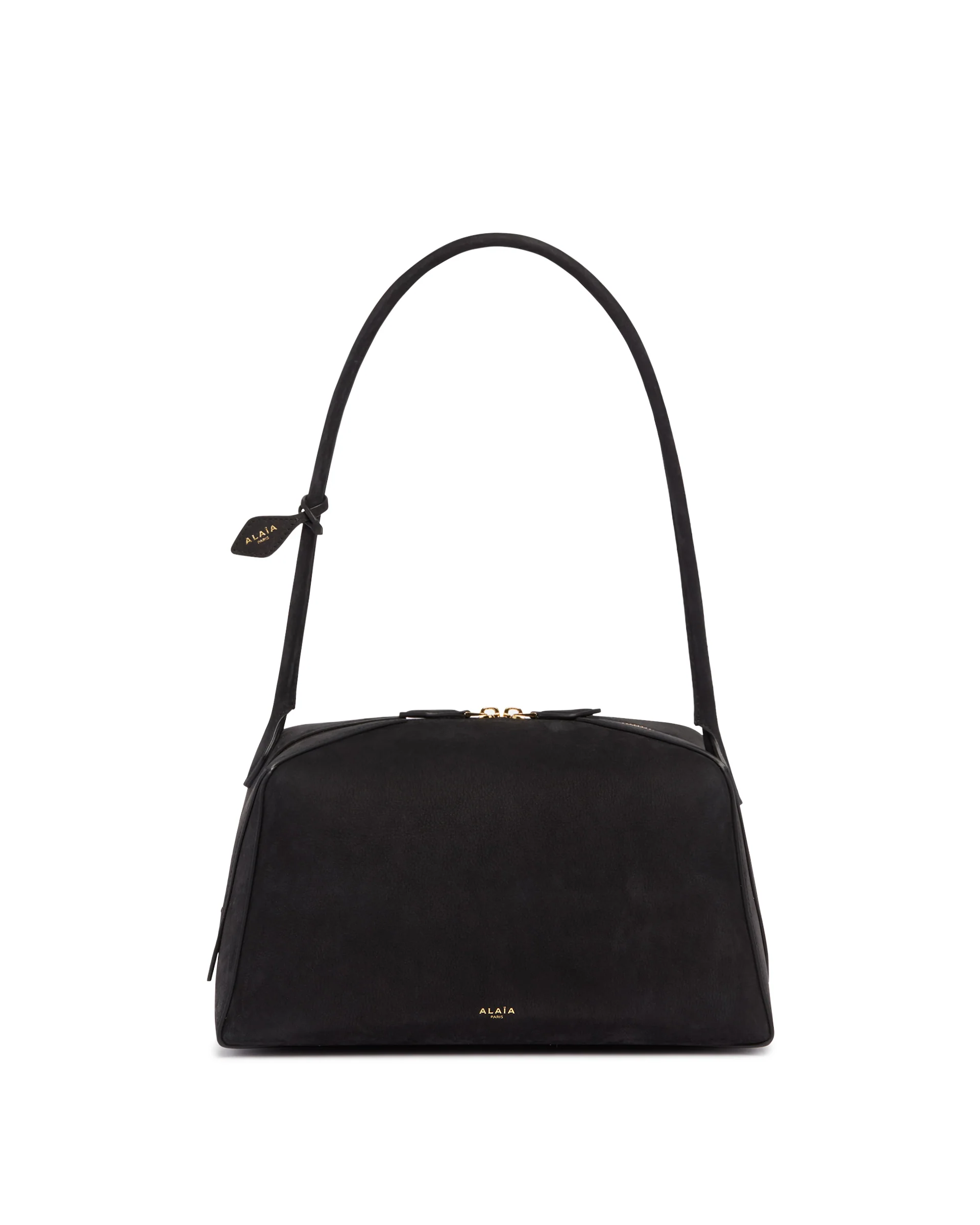 Borsa Bouledogue In Pelle Nera