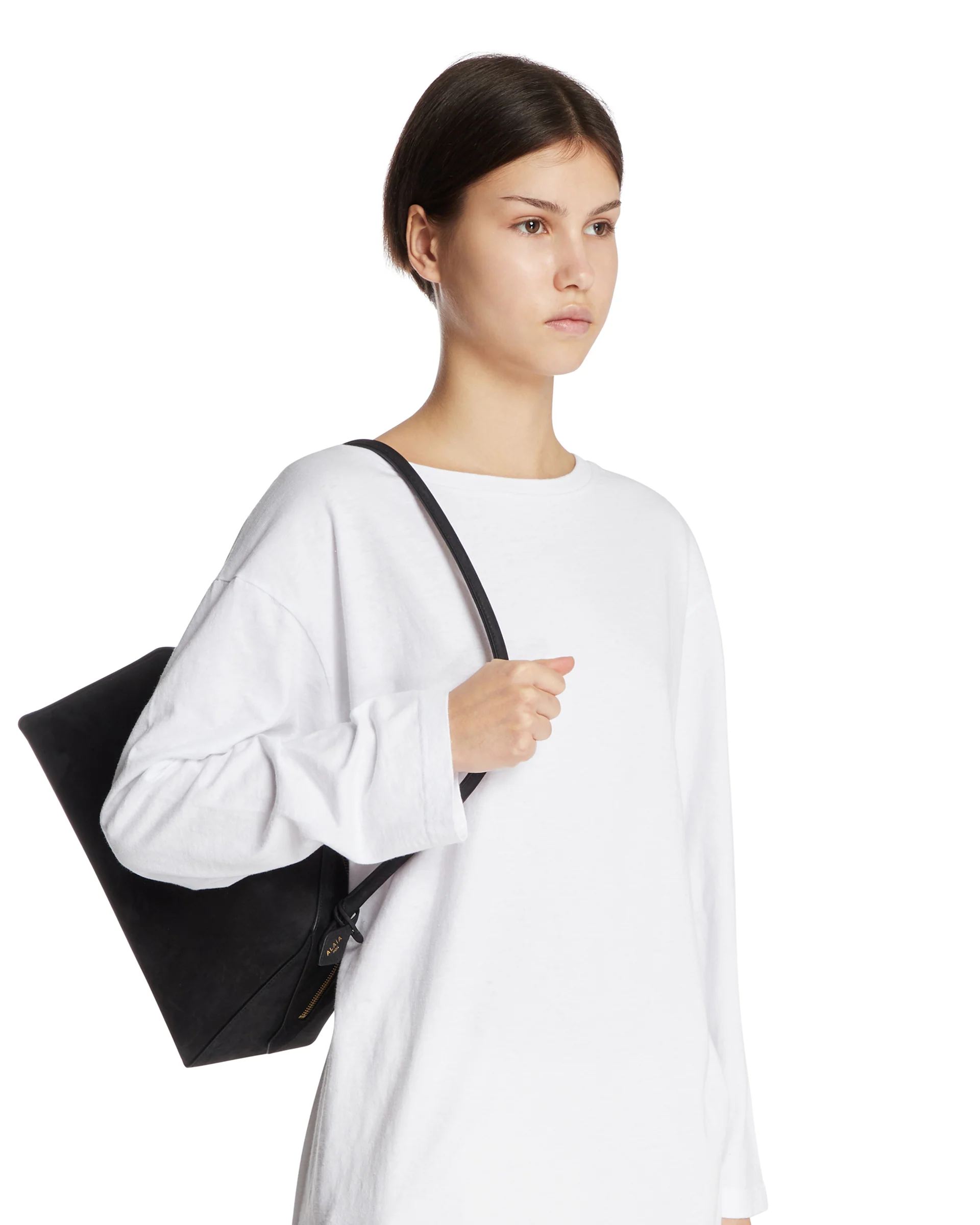 Borsa Bouledogue In Pelle Nera - Image 3