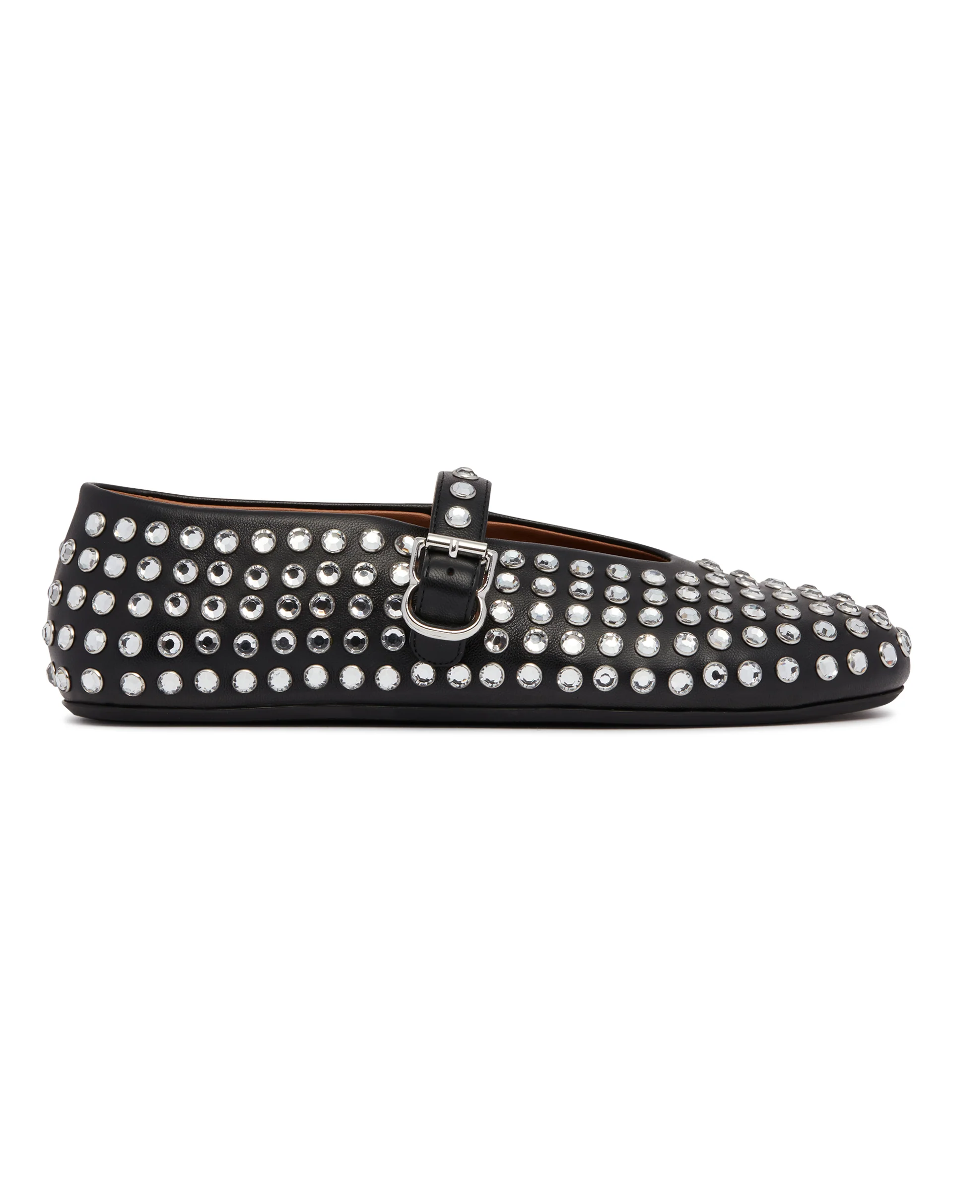 Ballerine Flat Con Strass Nere - Image 2