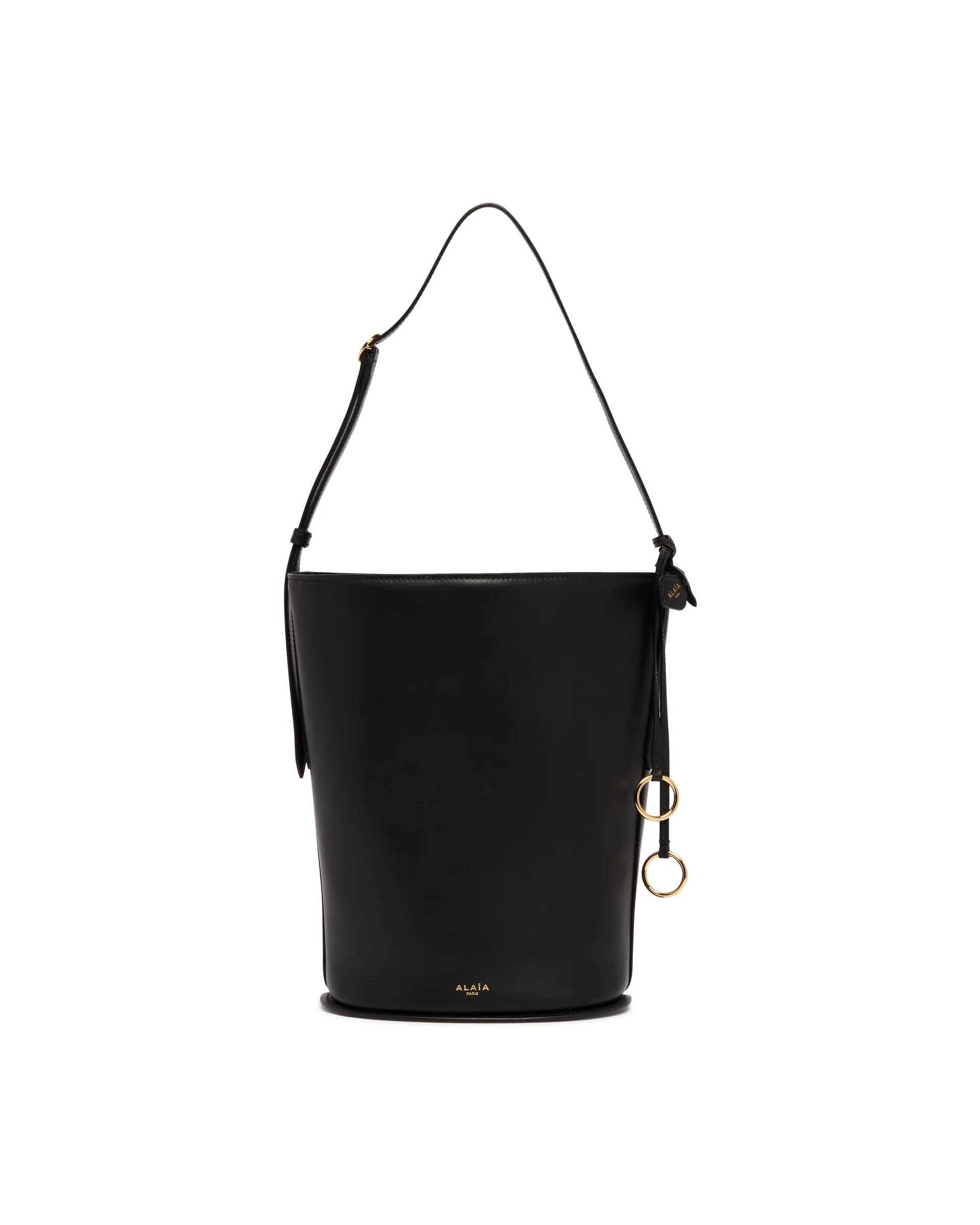 Borsa A Secchiello In Pelle Nera - Image 2