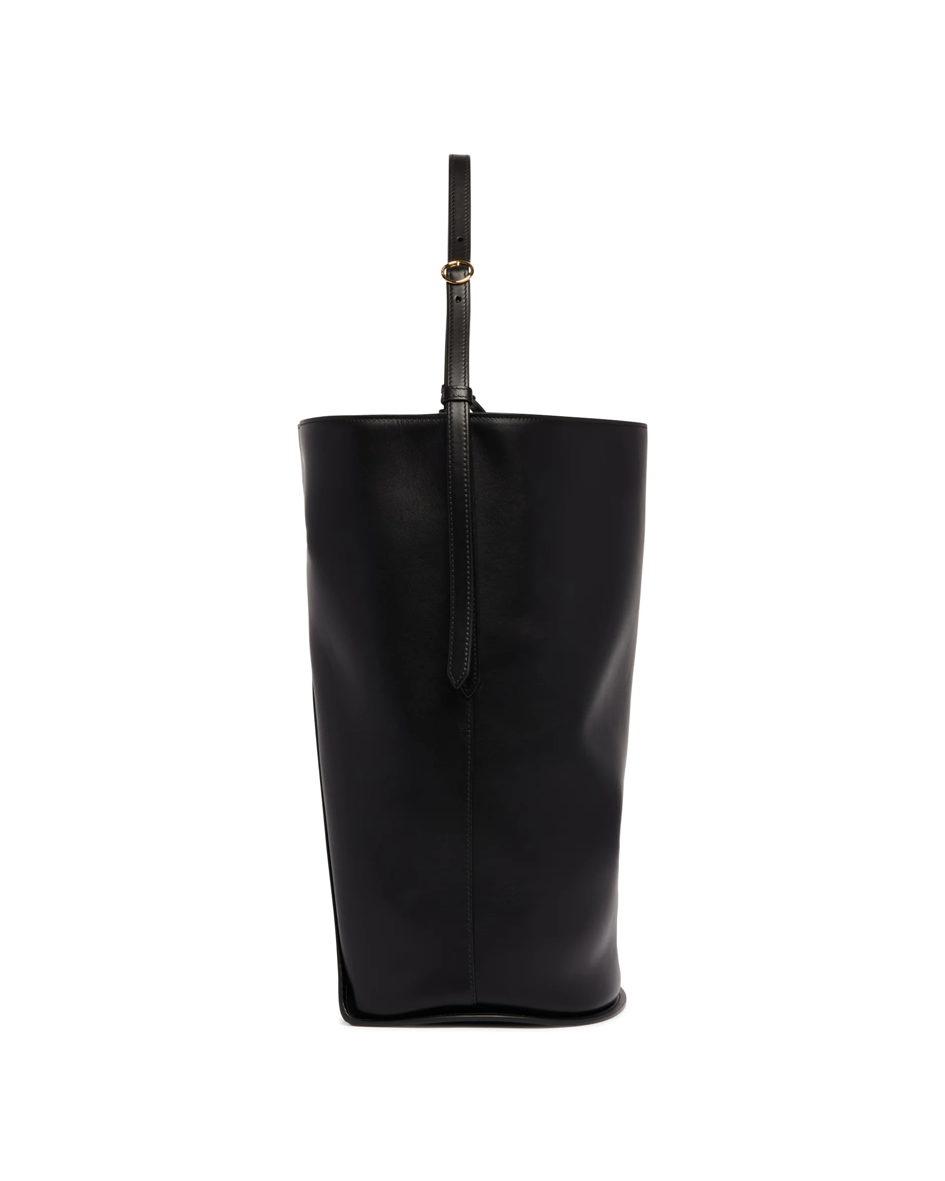 Borsa A Secchiello In Pelle Nera - Image 7