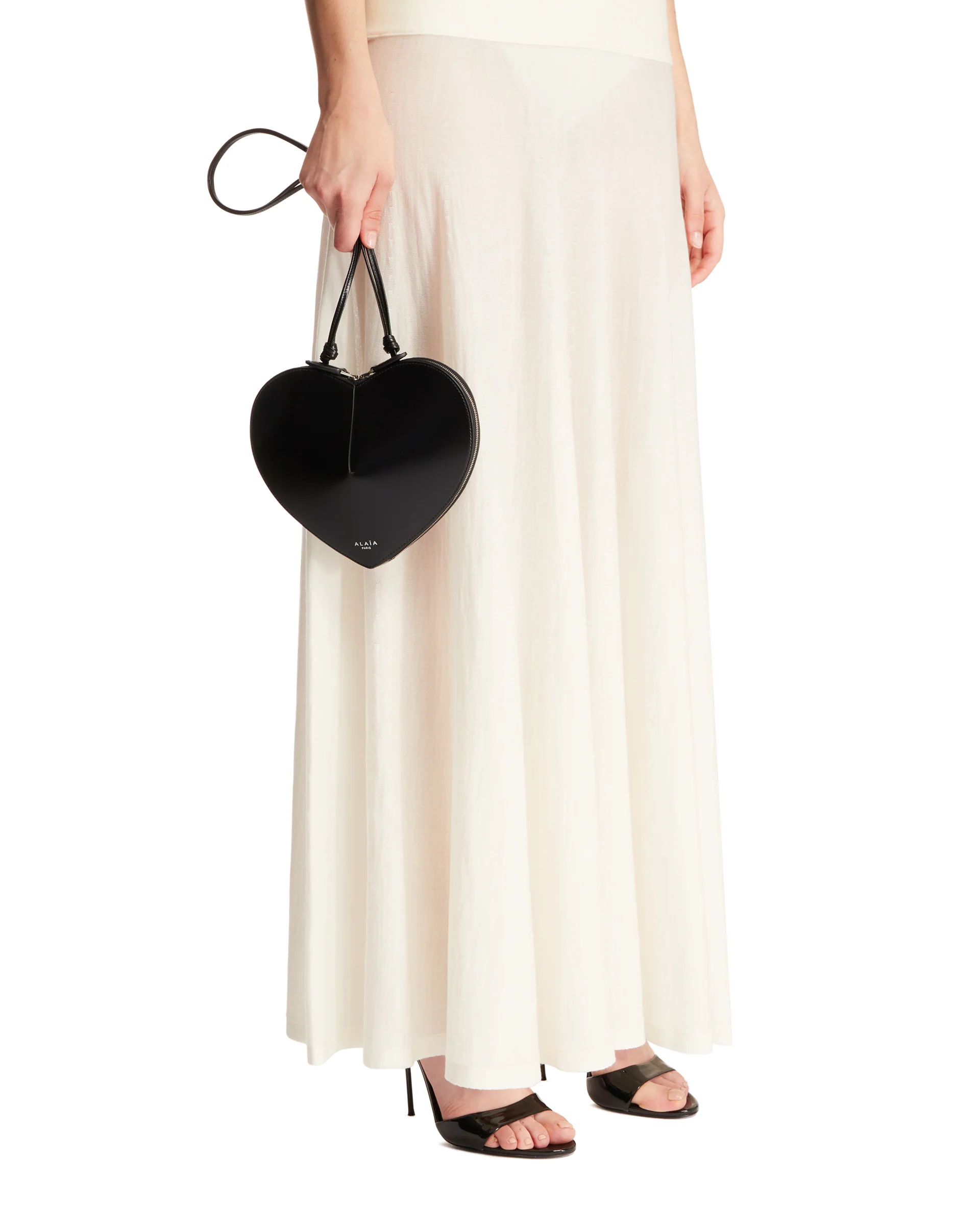 Borsa in Pelle Nera Coeur - Image 3