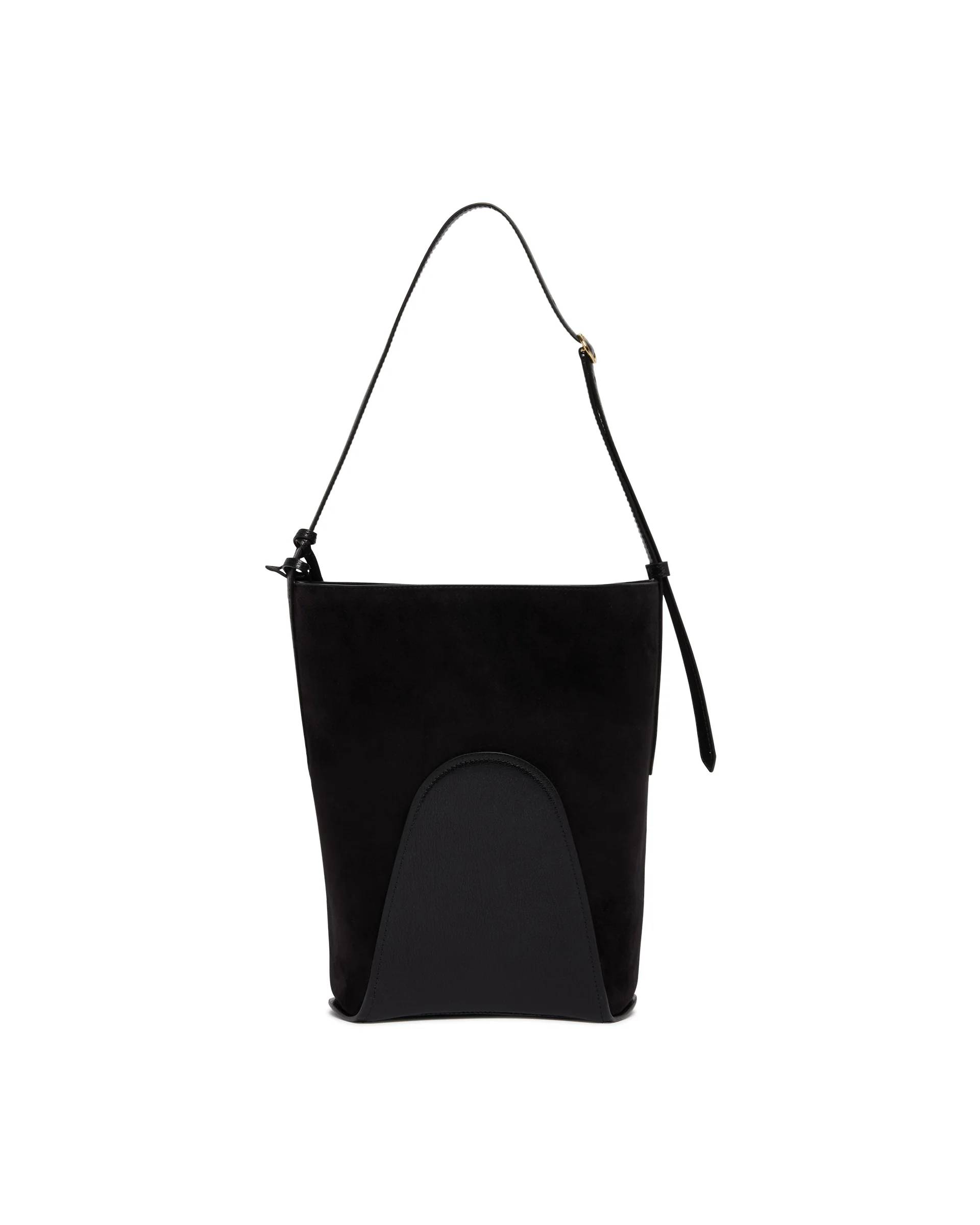Borsa A Secchiello Piccola In Suede Nera - Image 6