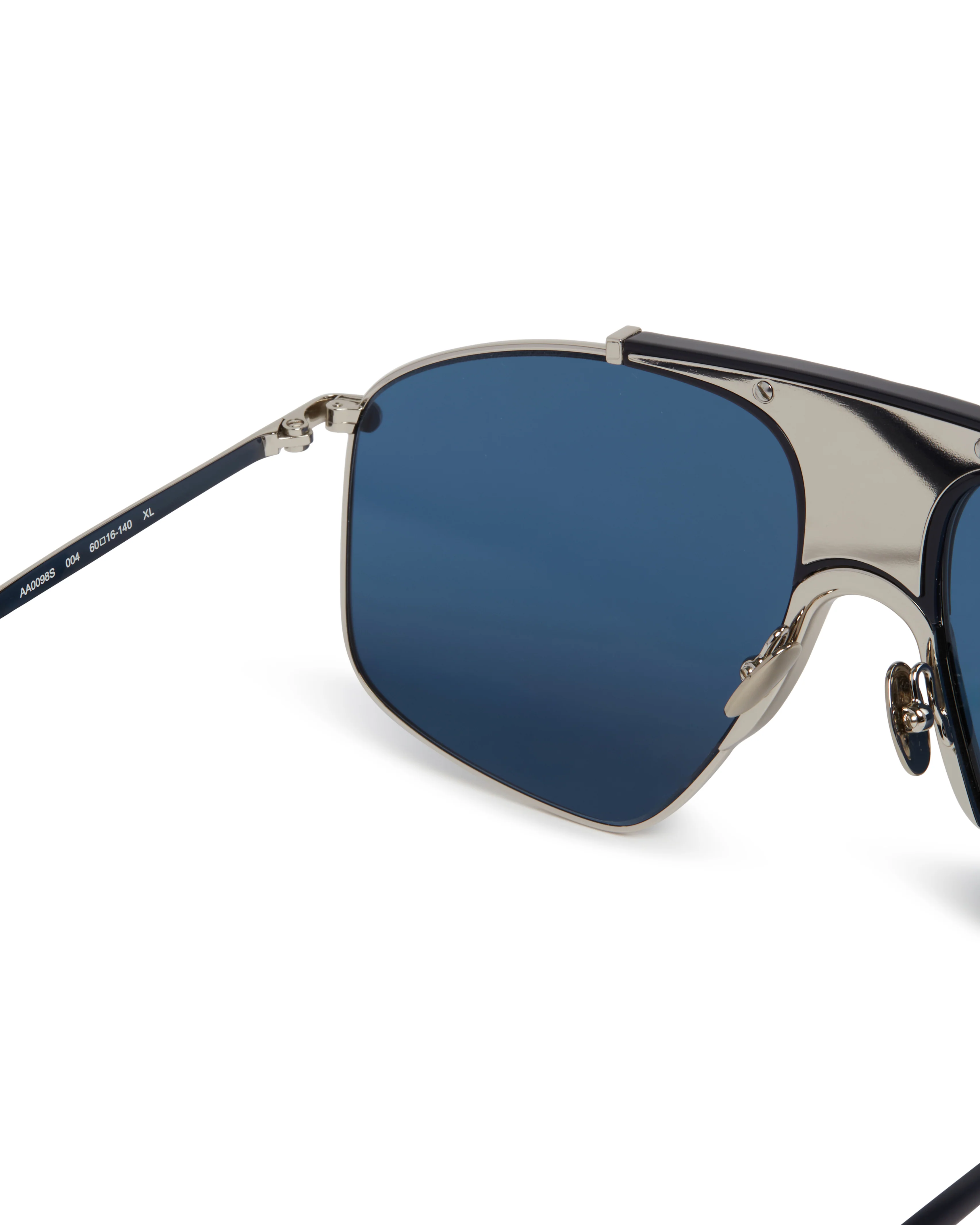 Occhiali Da Sole Aviator Quadrati Neri - Image 4