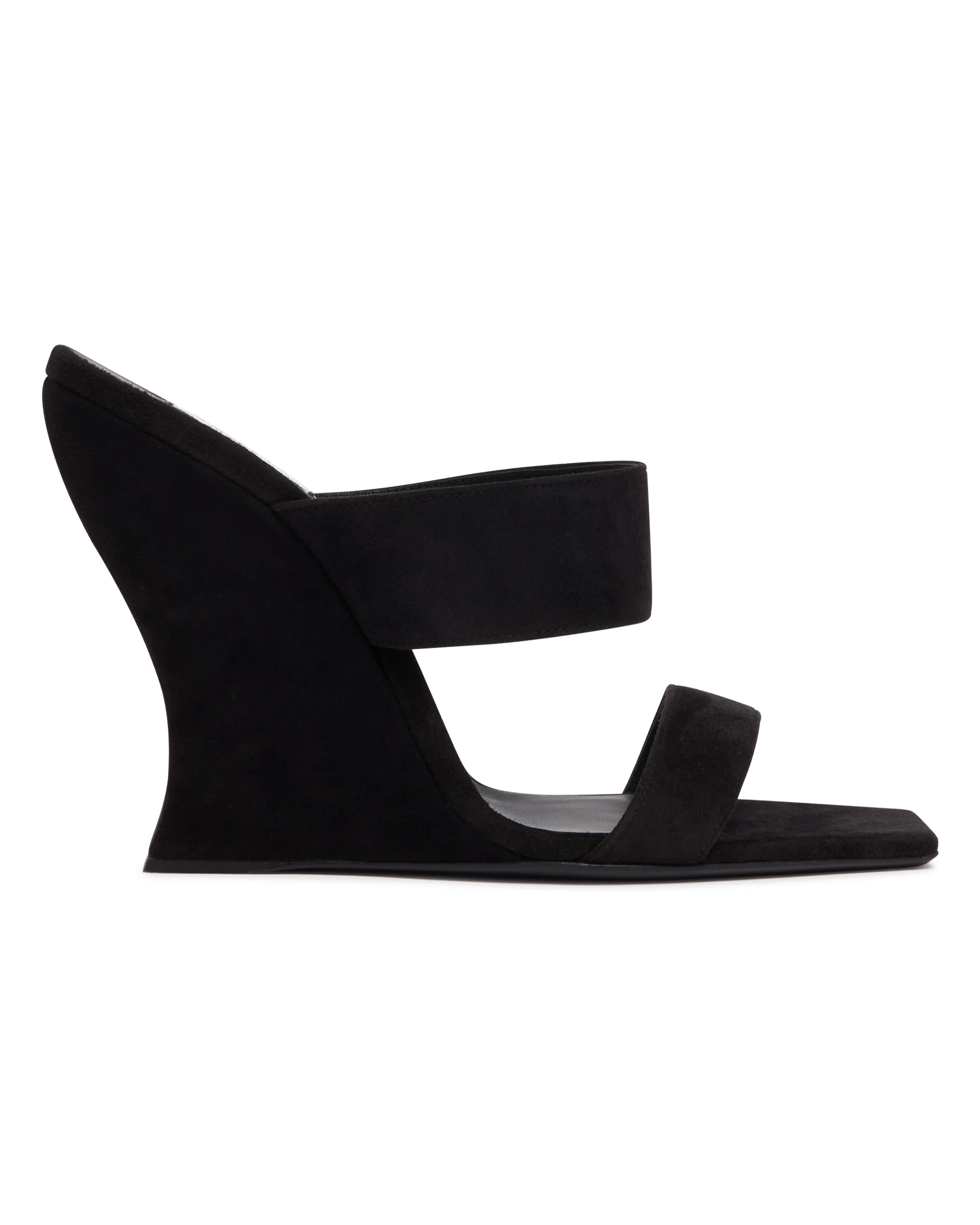 Mules Wave In Suede Nere - Image 2