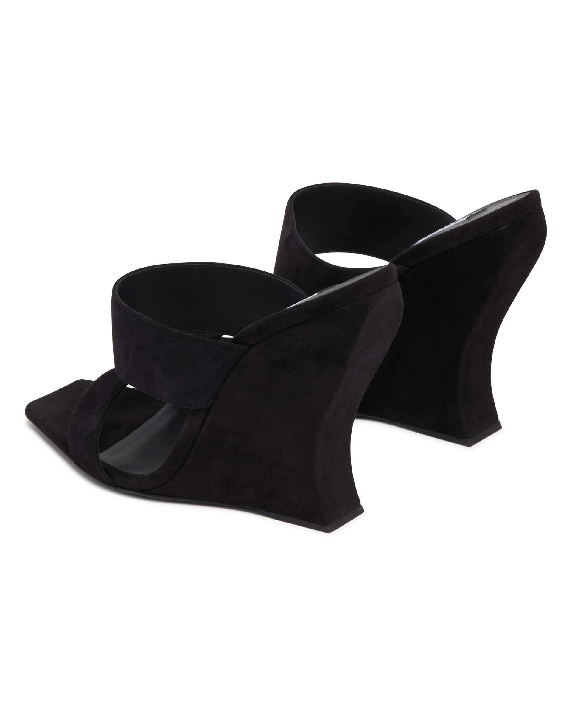 Mules Wave In Suede Nere - Image 5