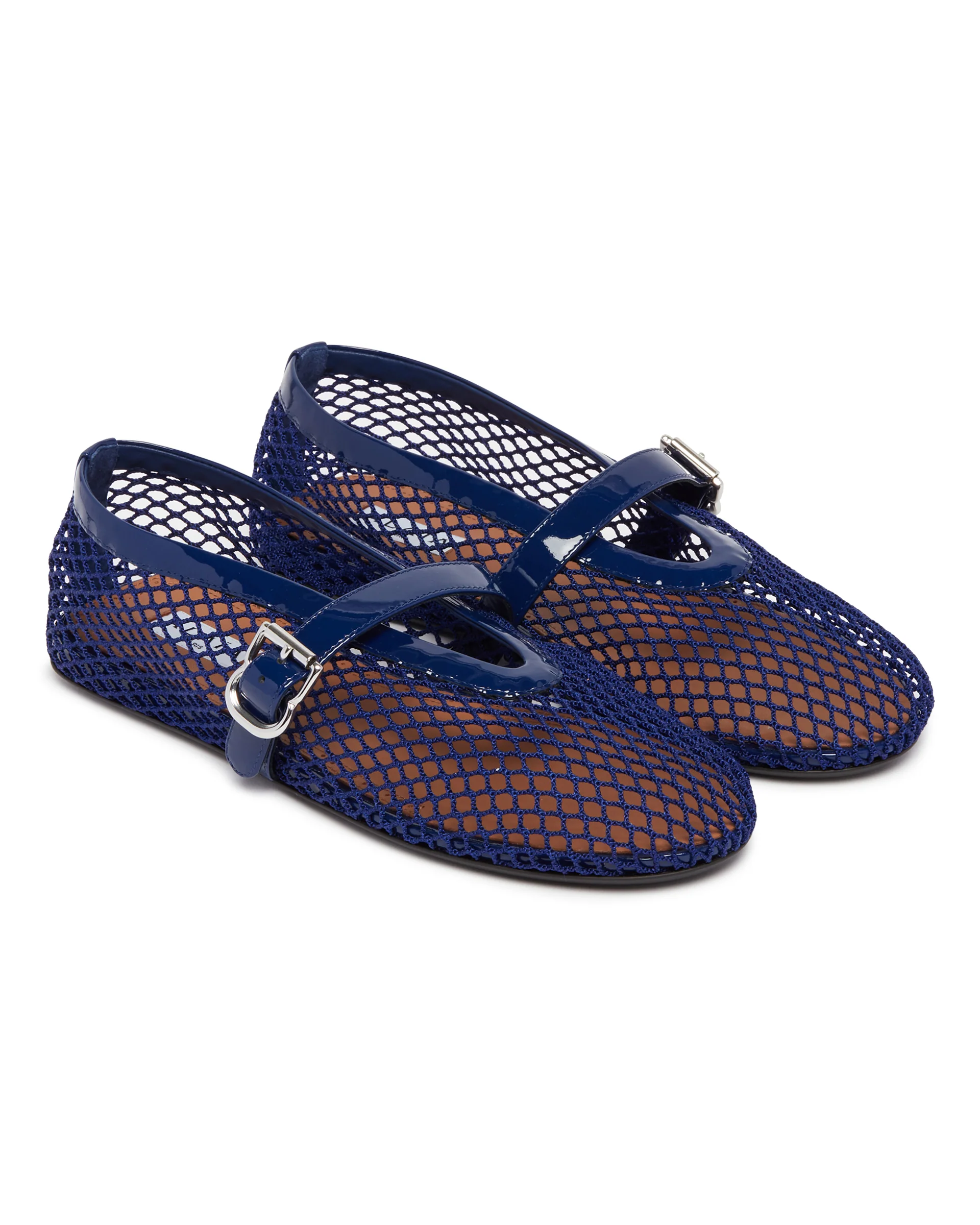 Ballerine Flat In Rete Blu - Image 3