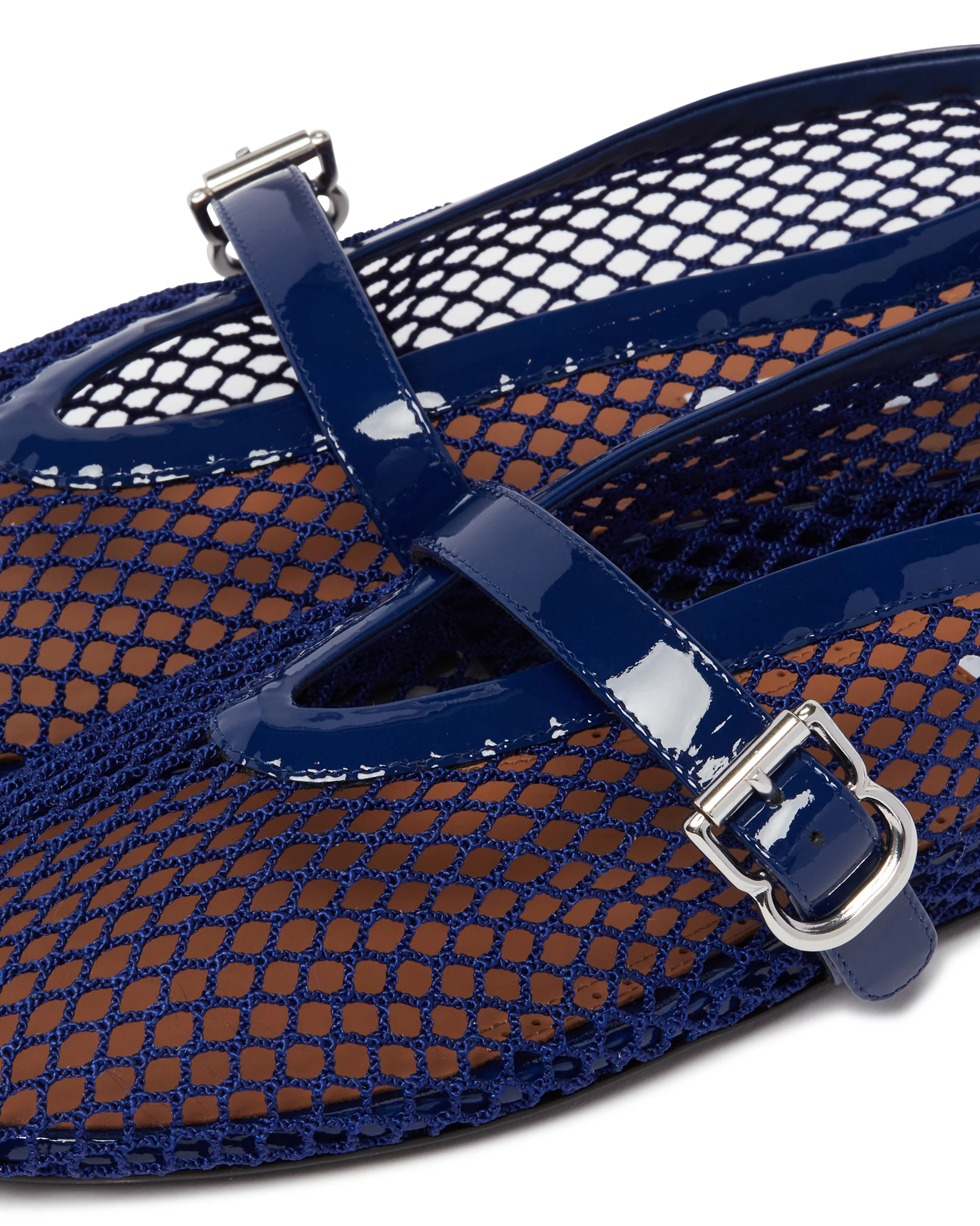 Ballerine Flat In Rete Blu - Image 6