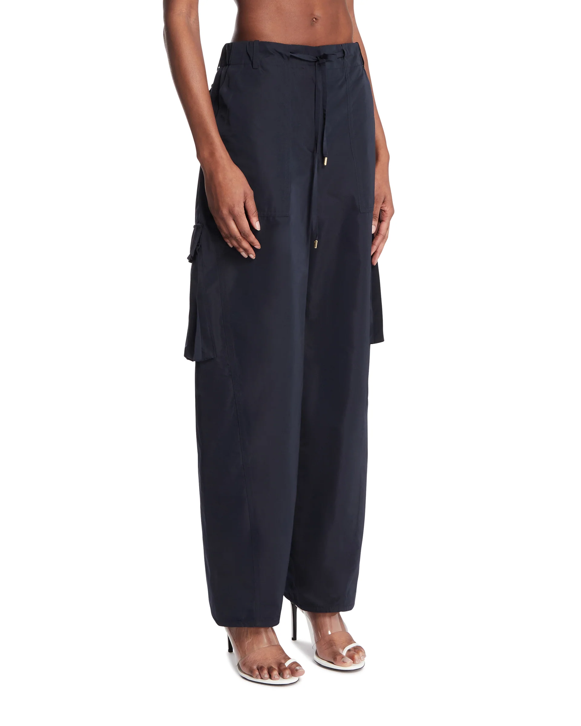 Pantaloni Cargo In Radzimir Blu - Image 2