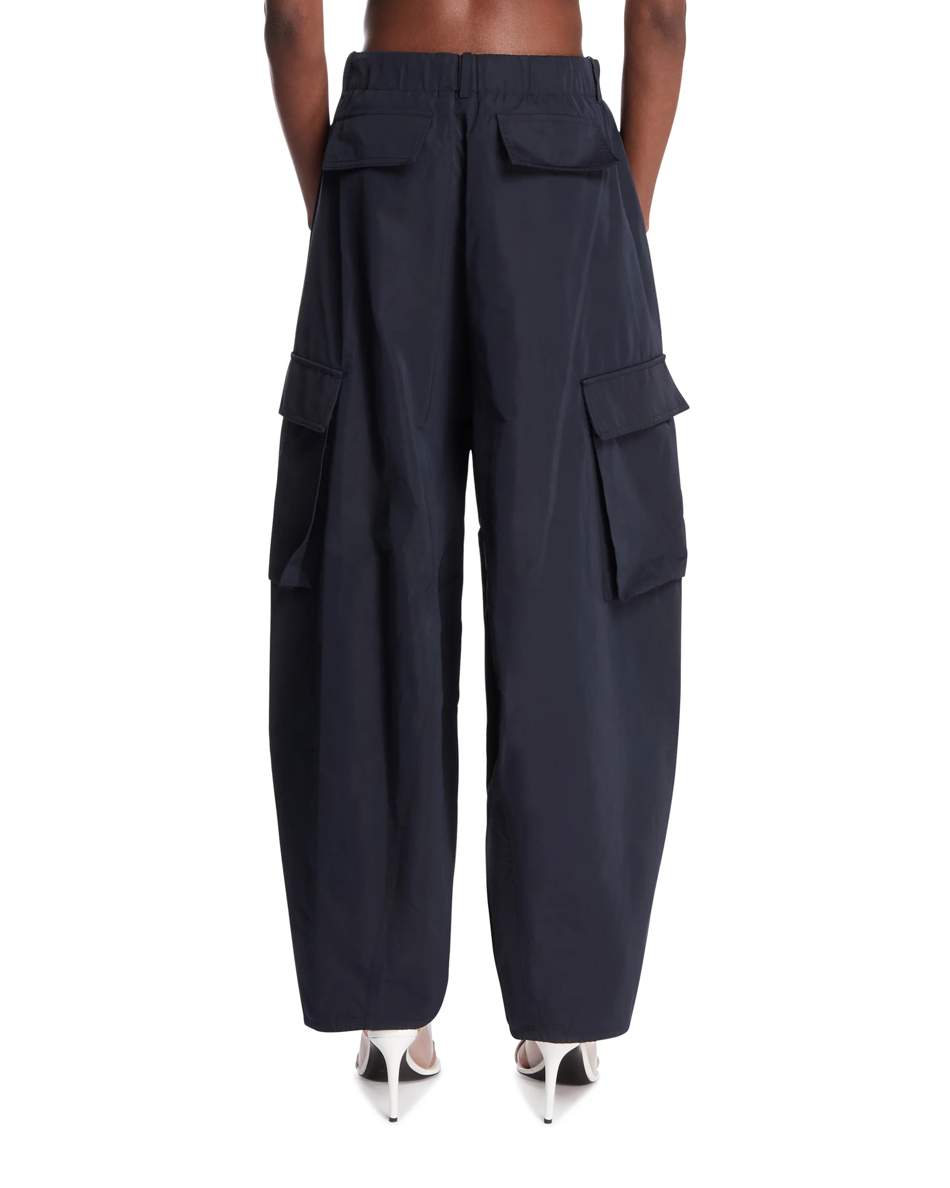 Pantaloni Cargo In Radzimir Blu - Image 5