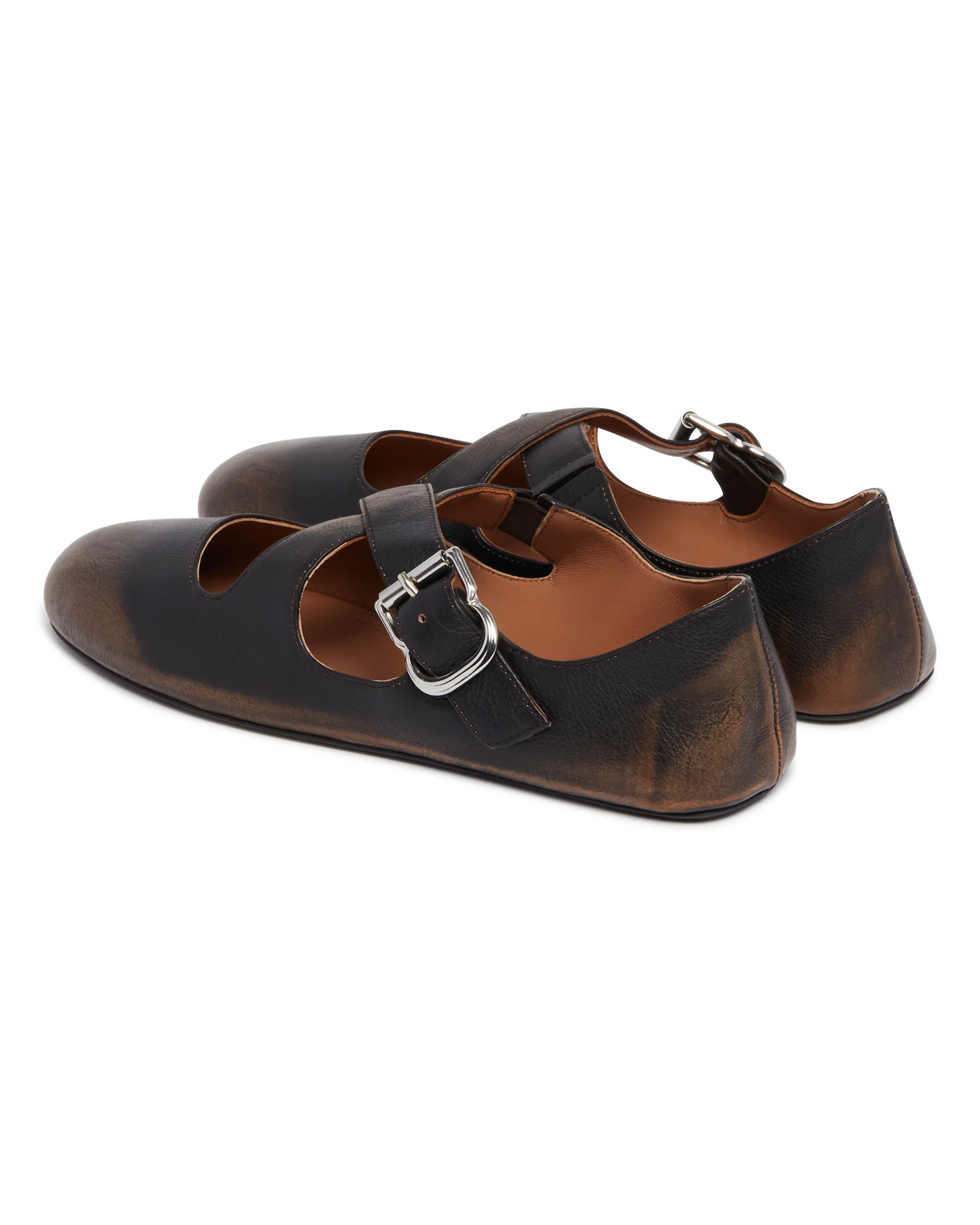 Ballerine Flat Incrociate Marroni - Image 5