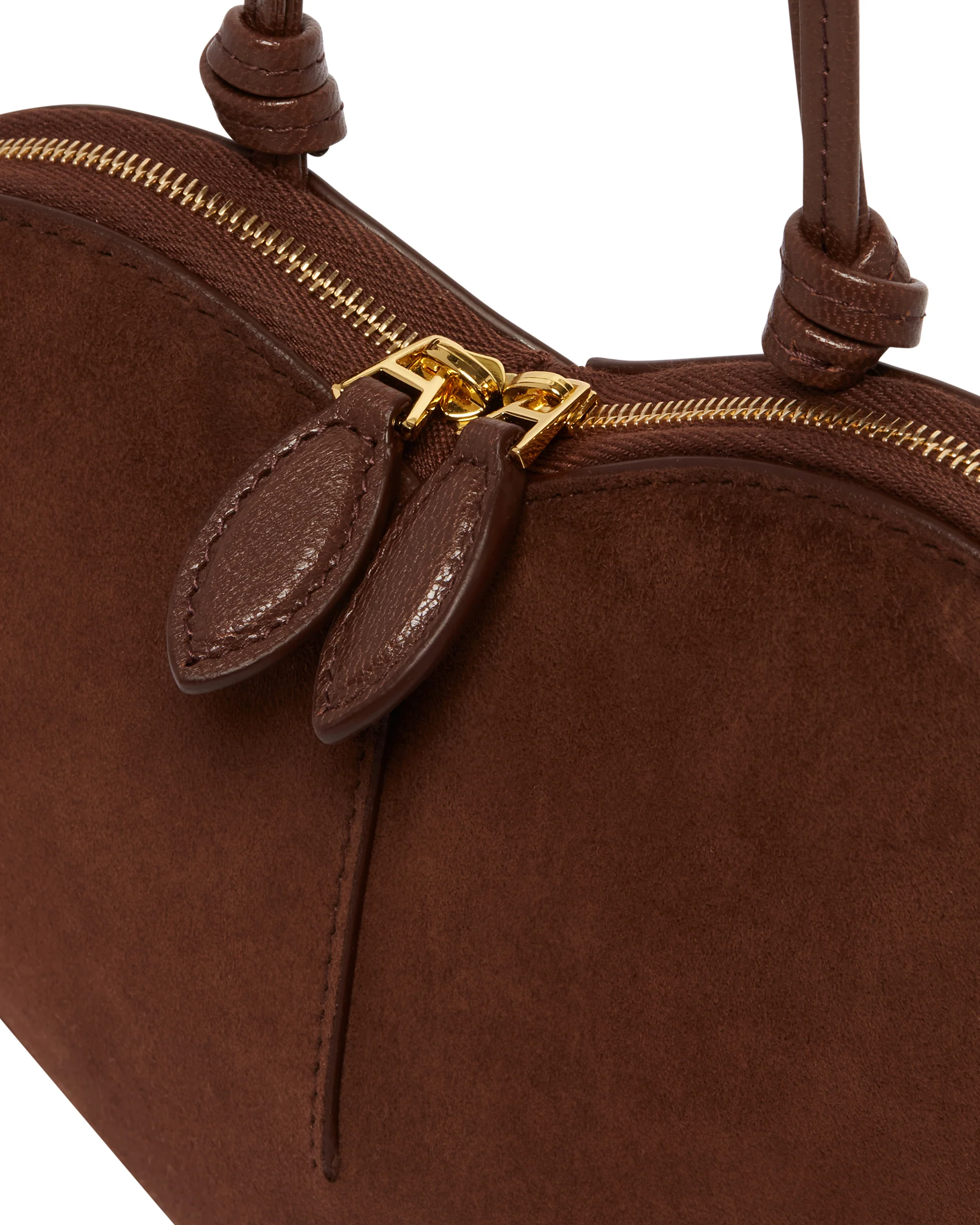 Borsa Le Coeur In Pelle Marrone - Image 4