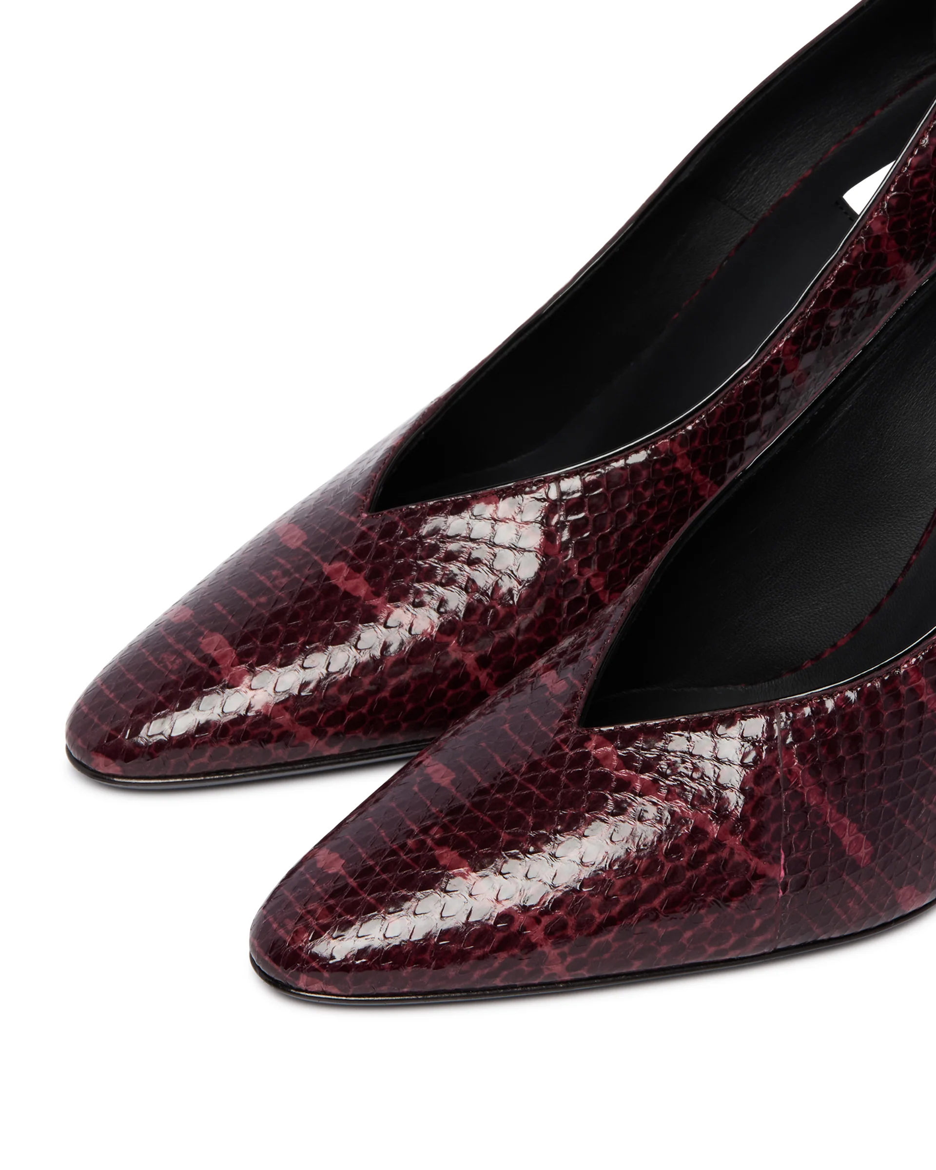 Decollete Cone In Pelle Marrone - Image 6