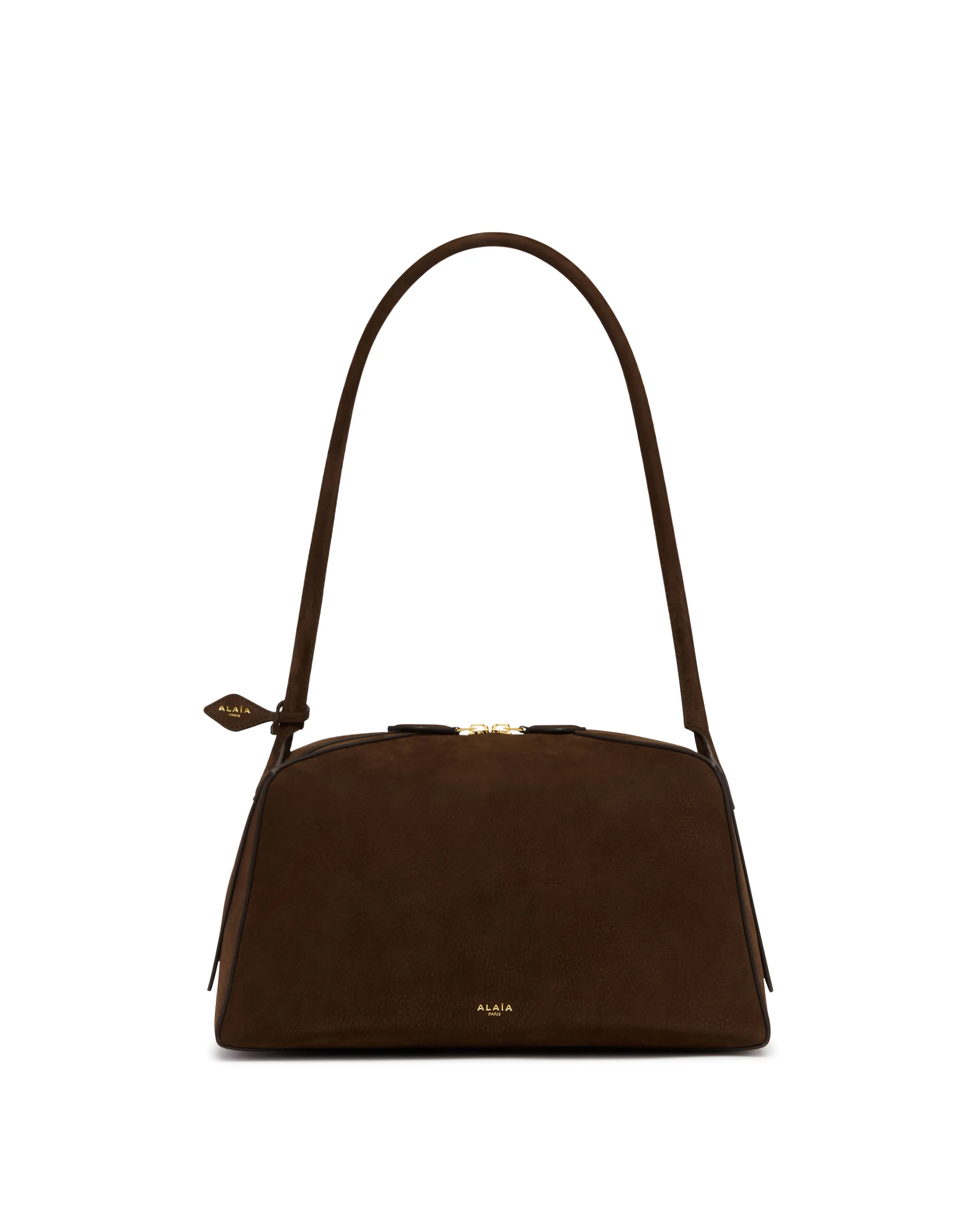 Borsa A Spalla In Pelle Marrone