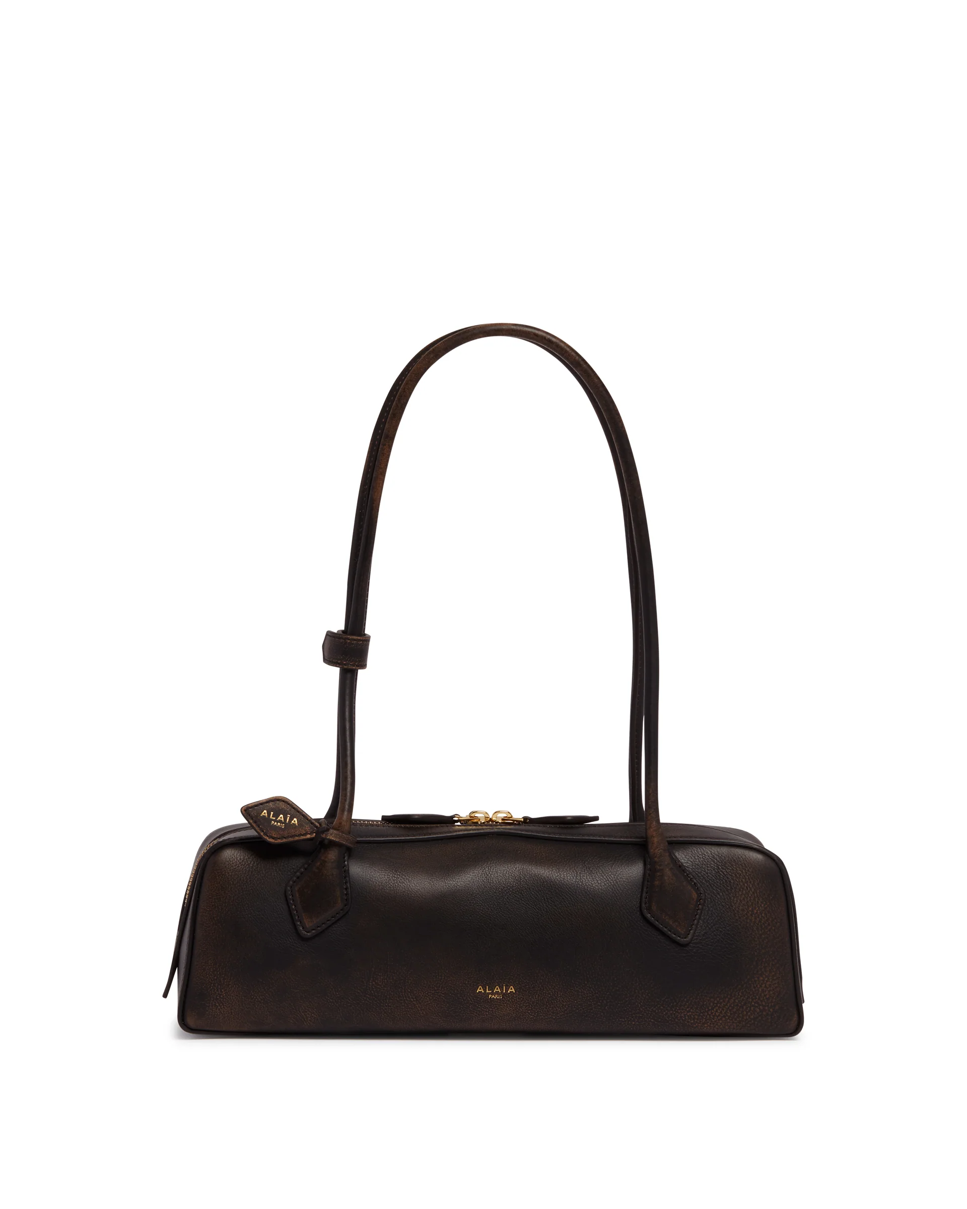 Borsa Le Teckel Media Marrone