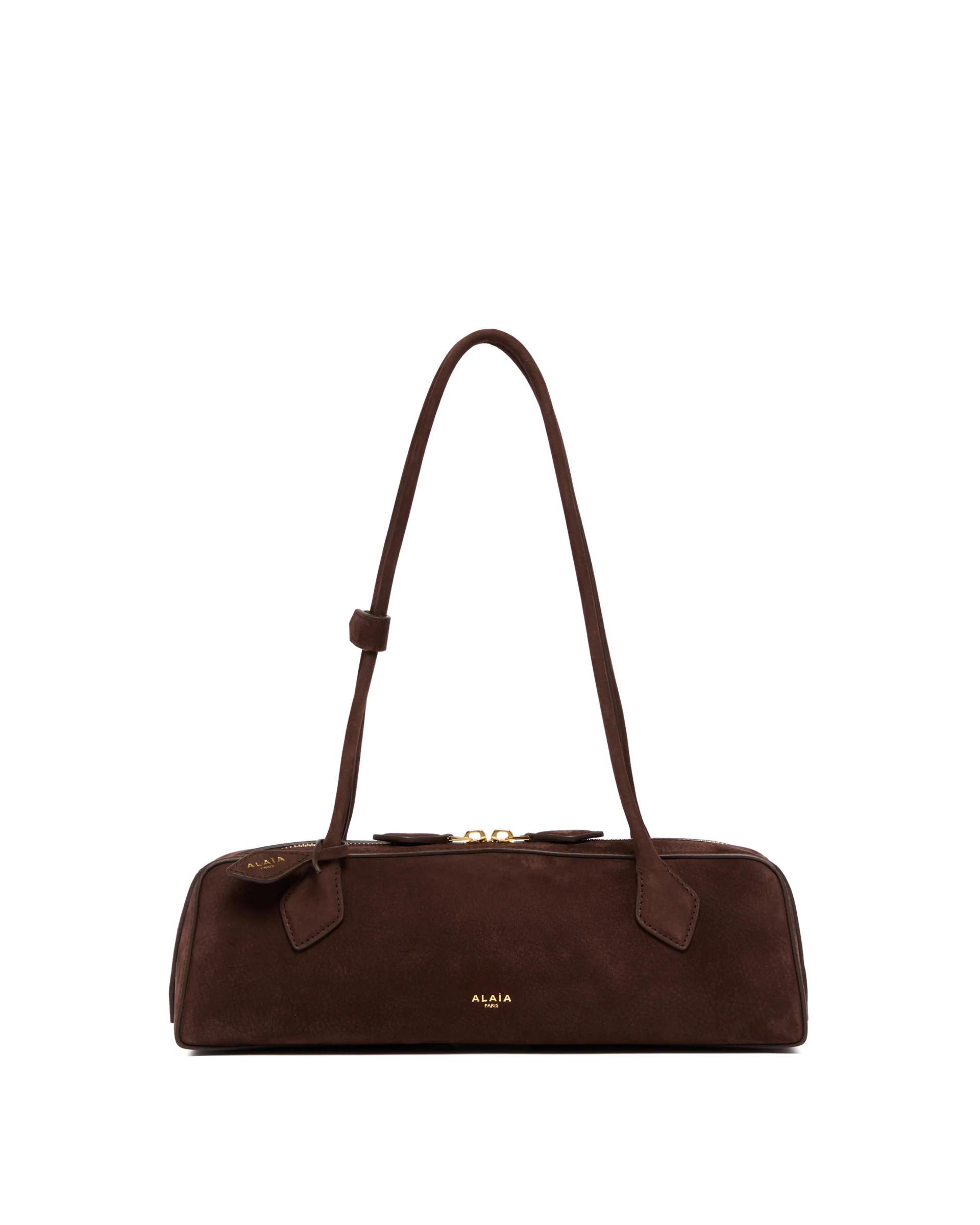 Borsa Le Teckel Media In Nabuk Marrone