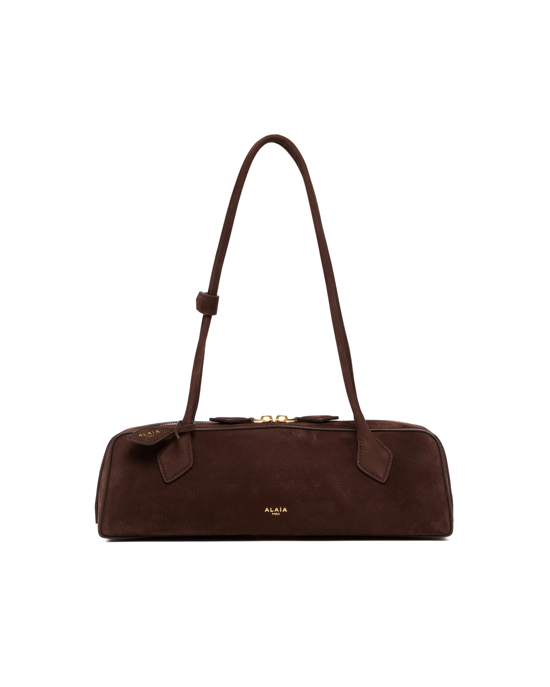 Borsa Le Teckel Media In Nabuk Marrone - Image 2