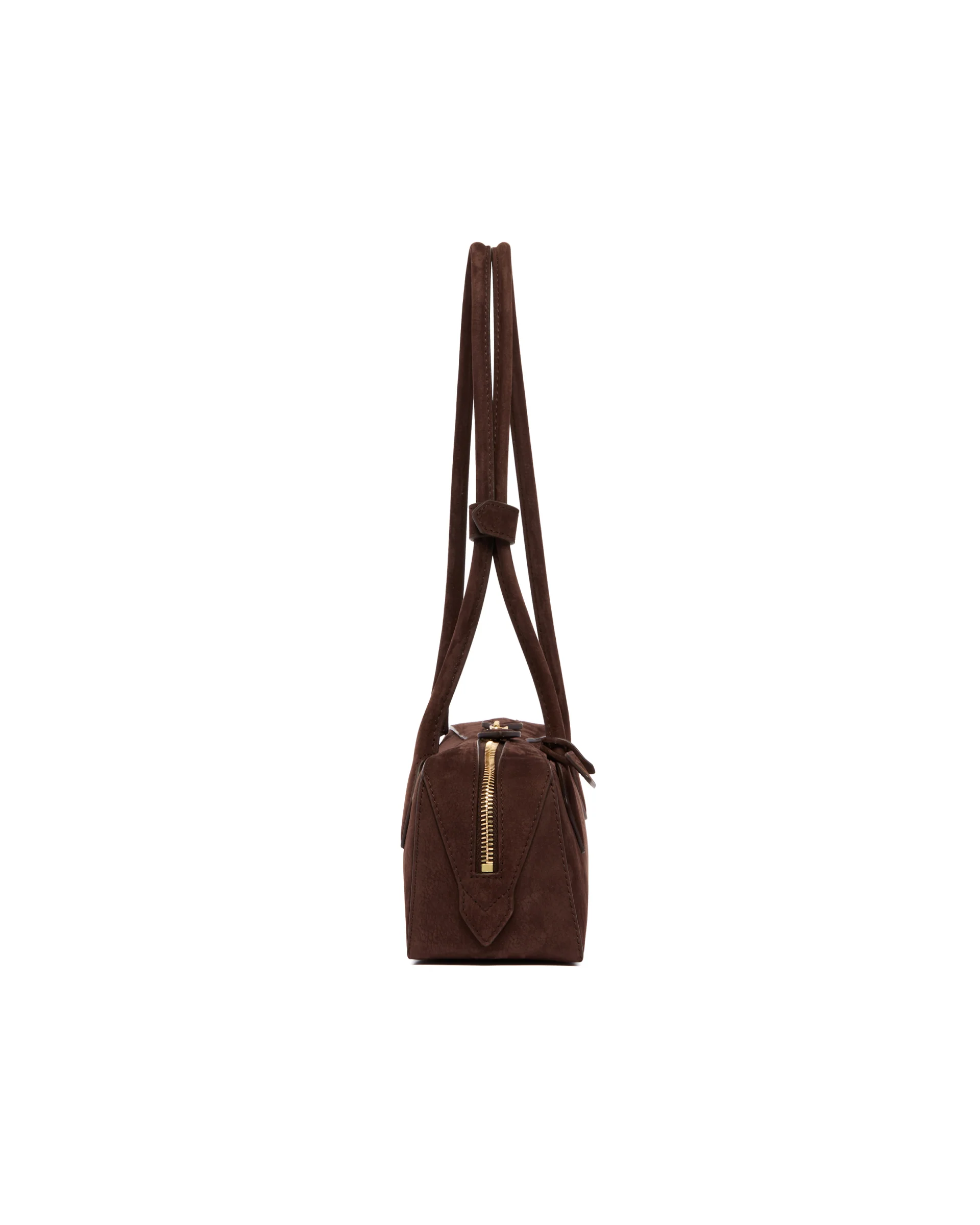 Borsa Le Teckel Media In Nabuk Marrone - Image 7