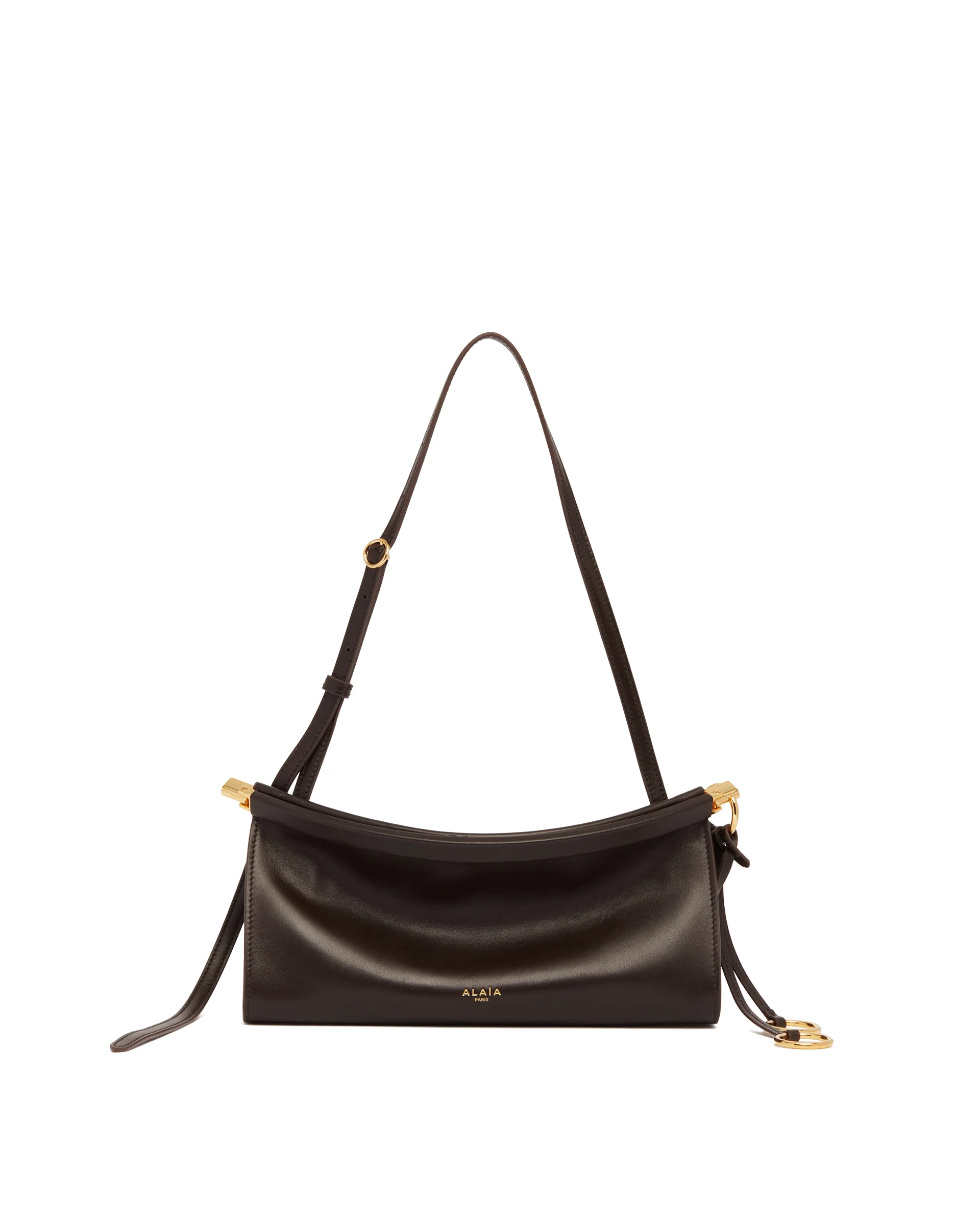 Borsa Le Click East West Piccola Marrone