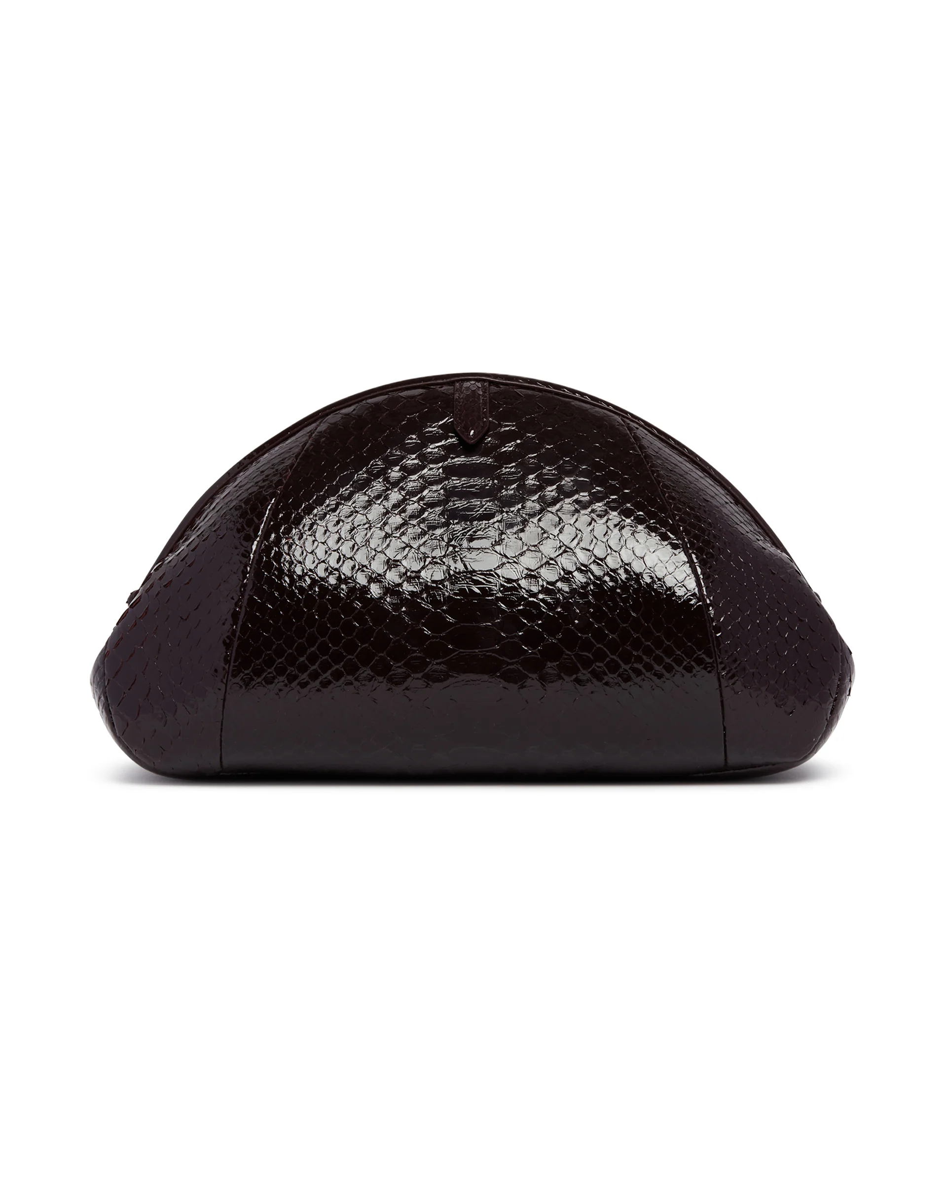 Clutch In Pitone Burgundy - Image 2