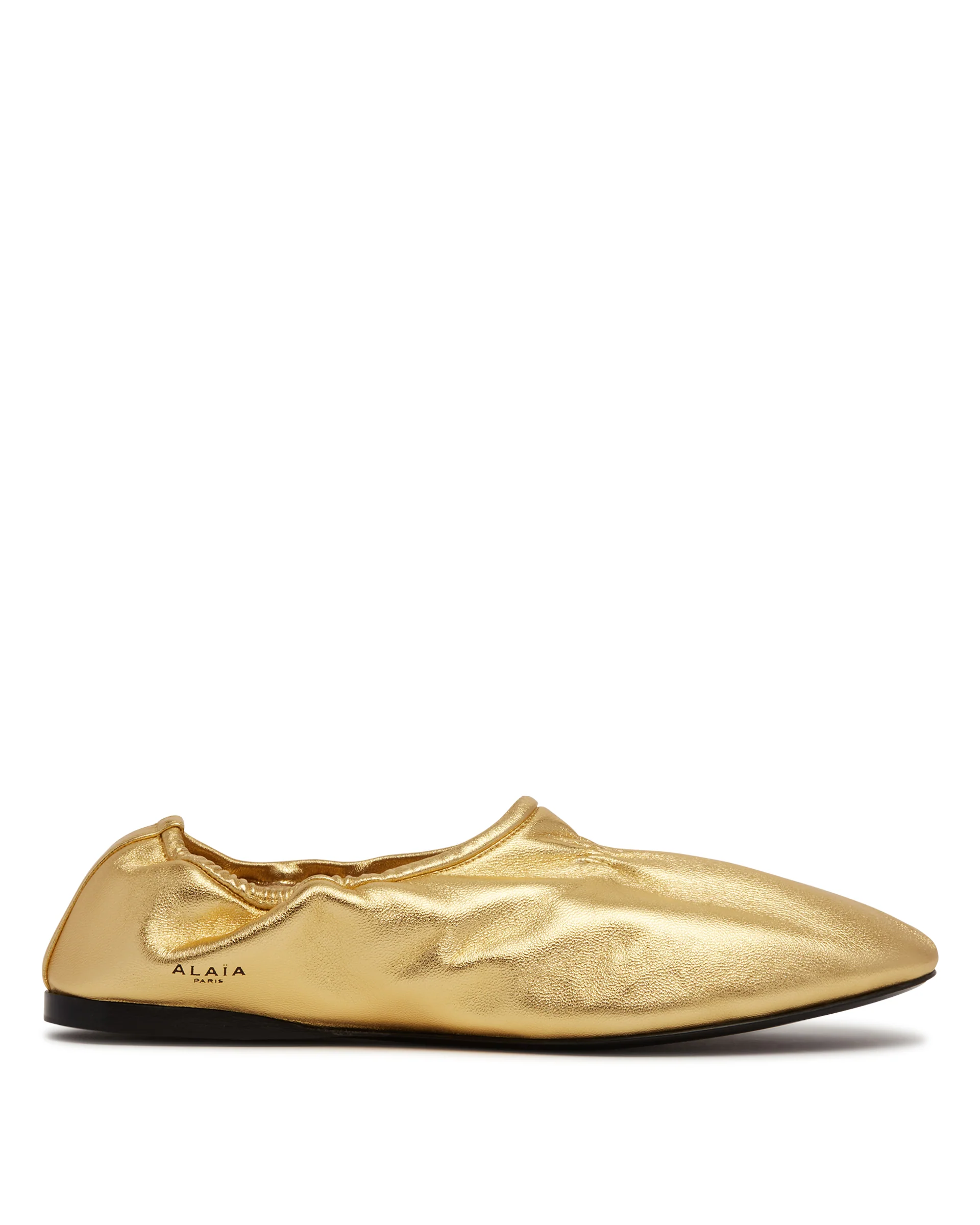 Ballerine Flat In Pelle Dorate