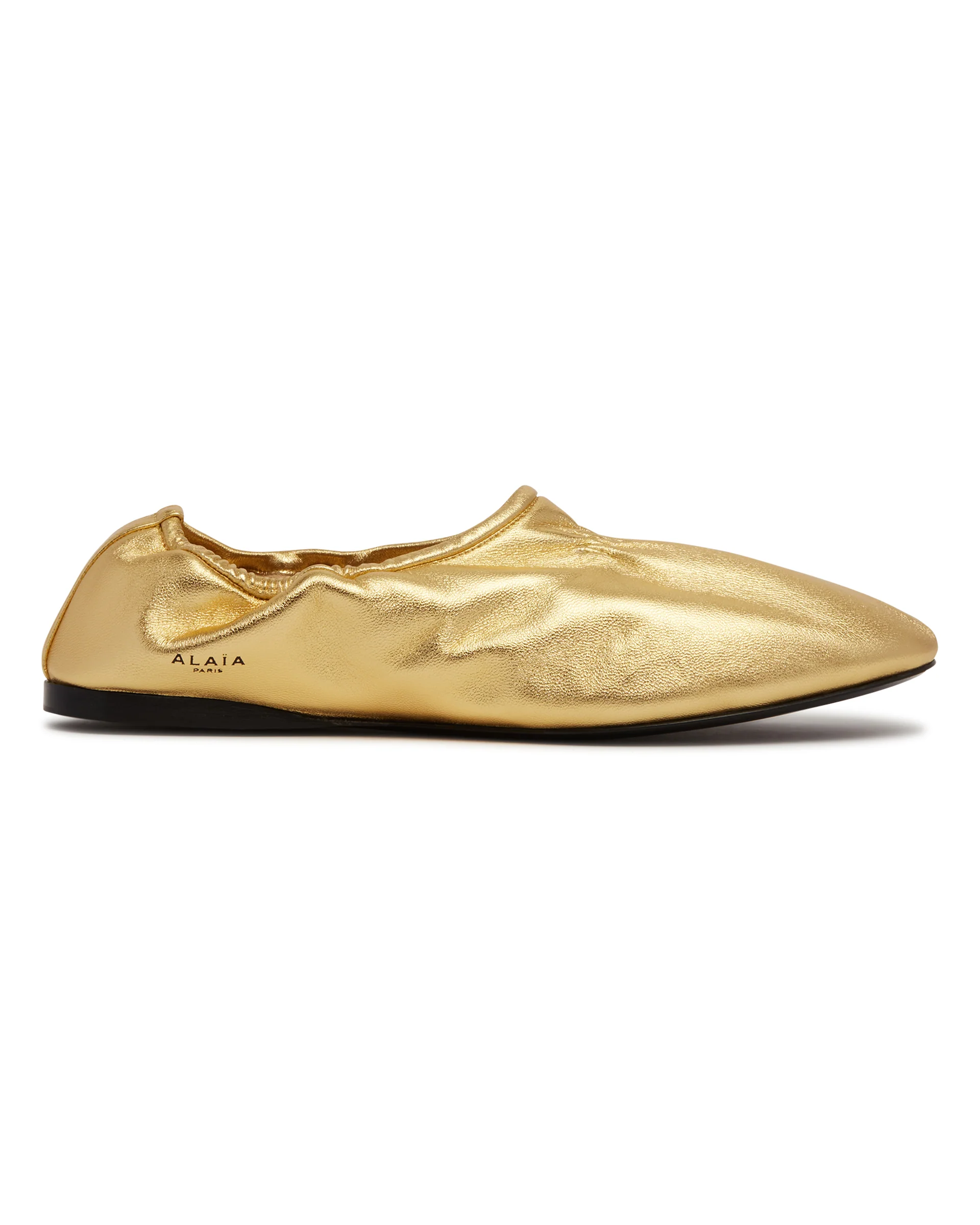 Ballerine Flat In Pelle Dorate - Image 2