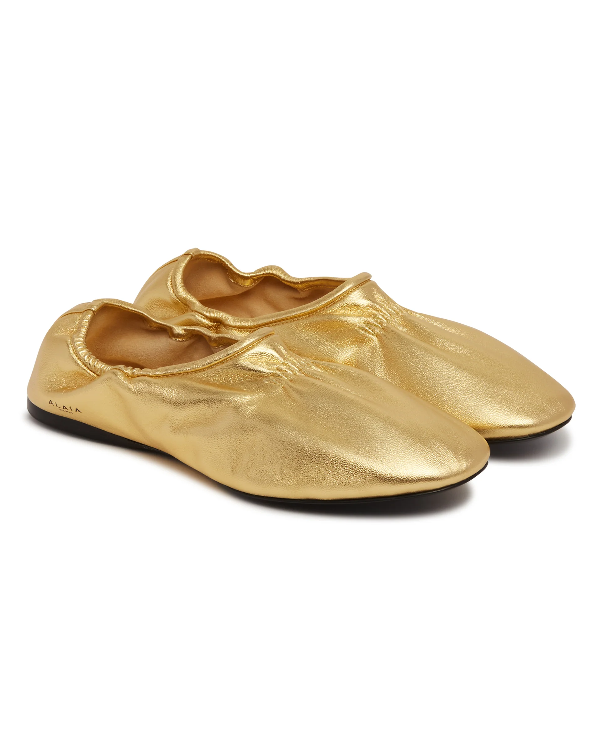 Ballerine Flat In Pelle Dorate - Image 3